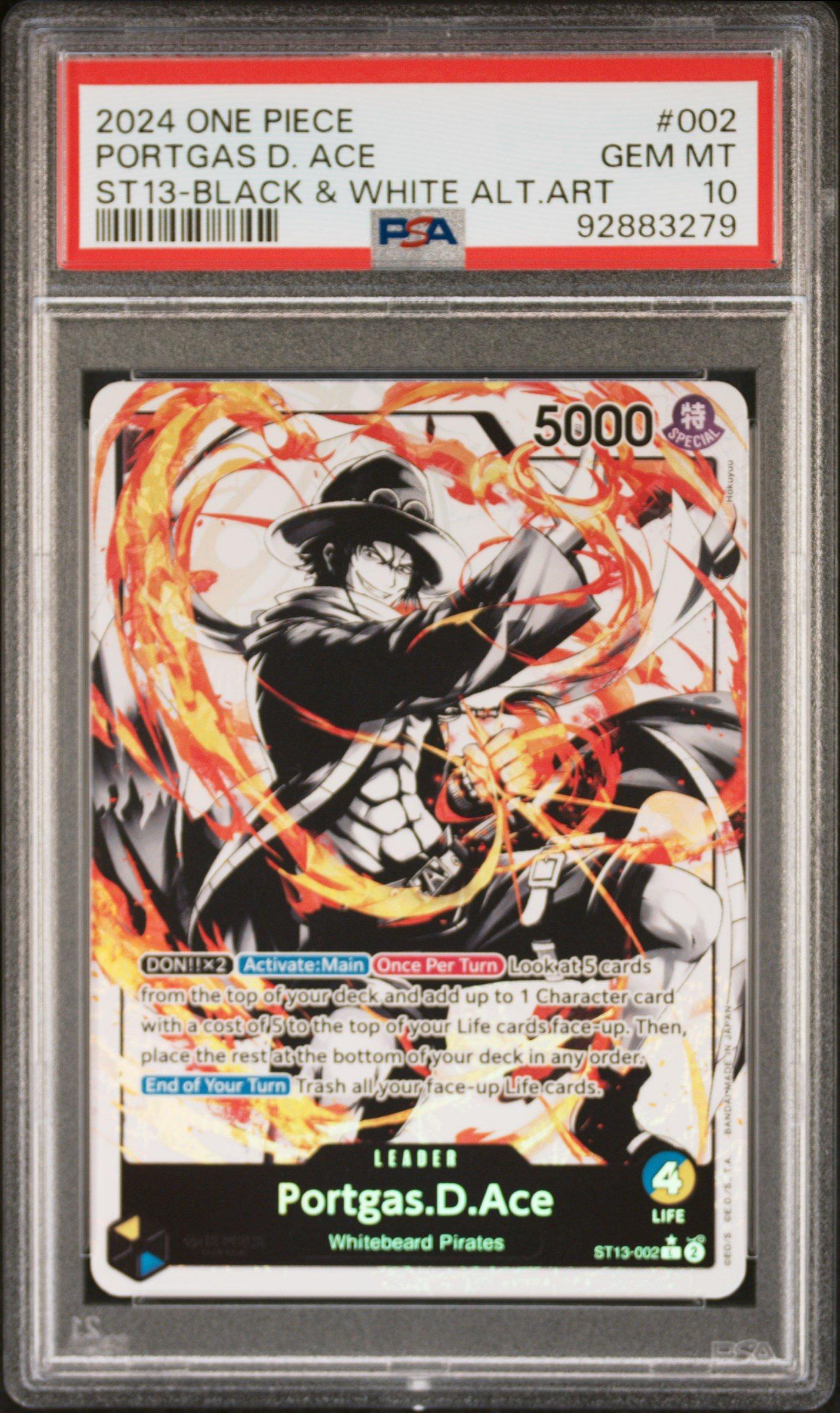 2024 One Piece Ultra Deck St13-the Three Brothers 002 Portgas D