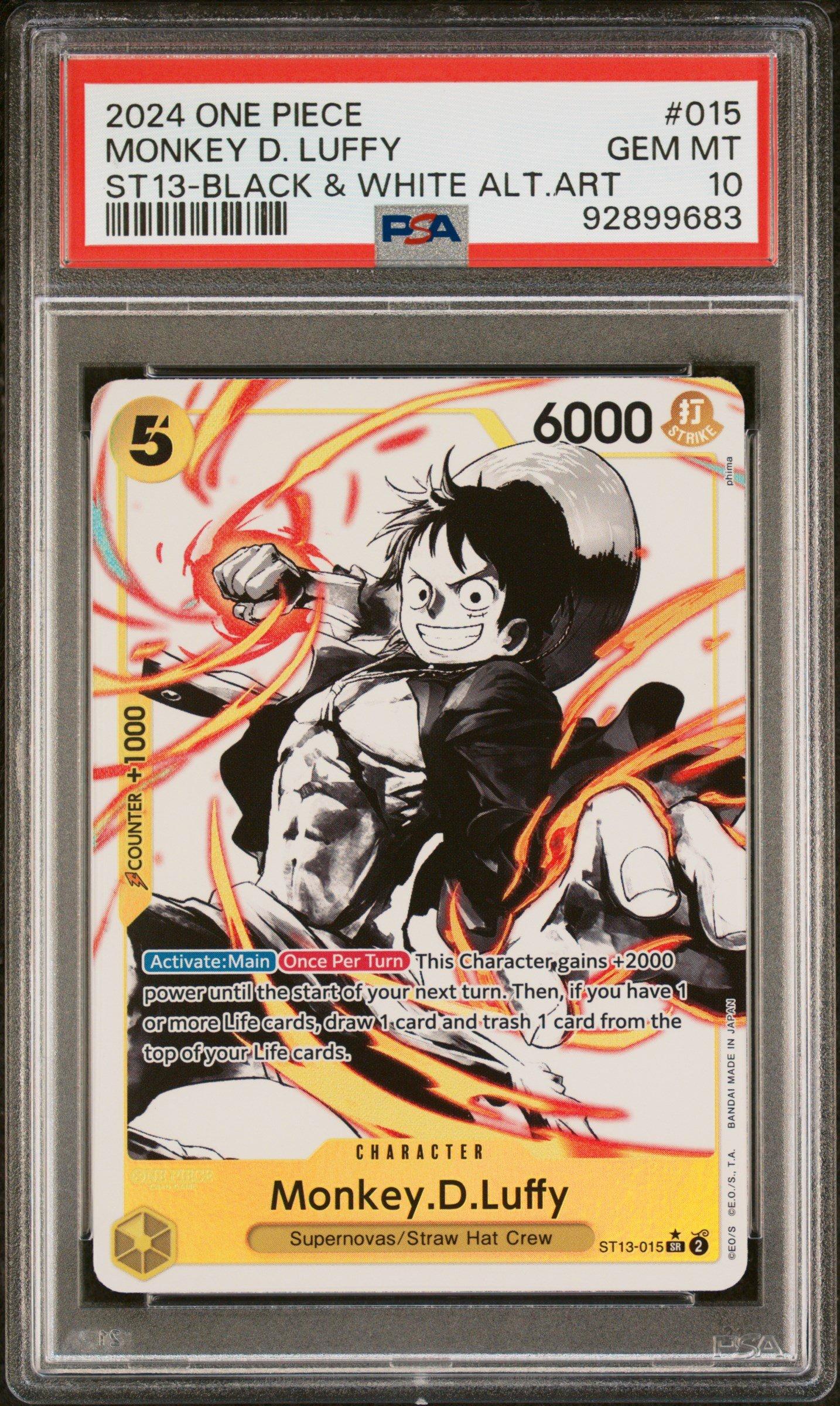 2024 One Piece Ultra Deck-the Three Brothers 015 Monkey D. Luffy