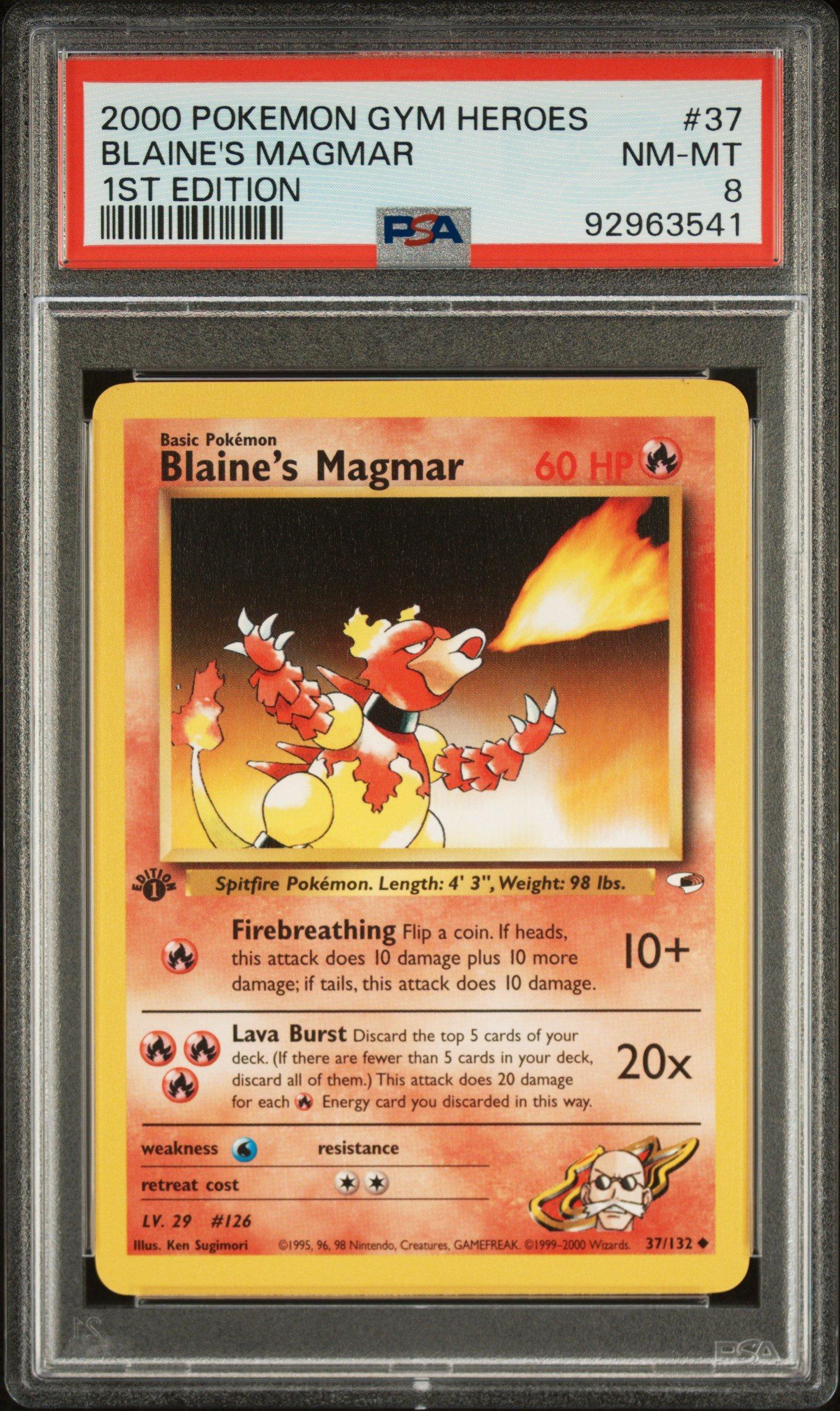 magmar 1995 pokemon card Magmar · Base Set First Edition #36(Shadowless) main image 1