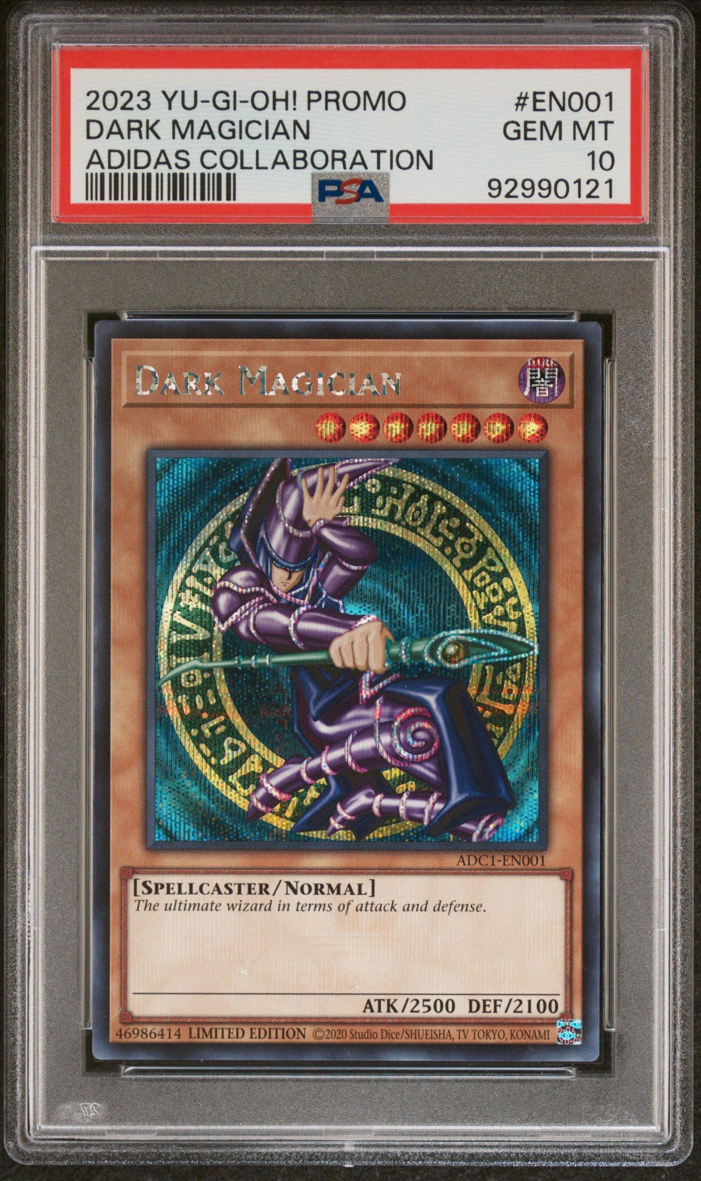 2023 Yu-gi-oh! Promo En001 Dark Magician Adidas Collaboration PSA