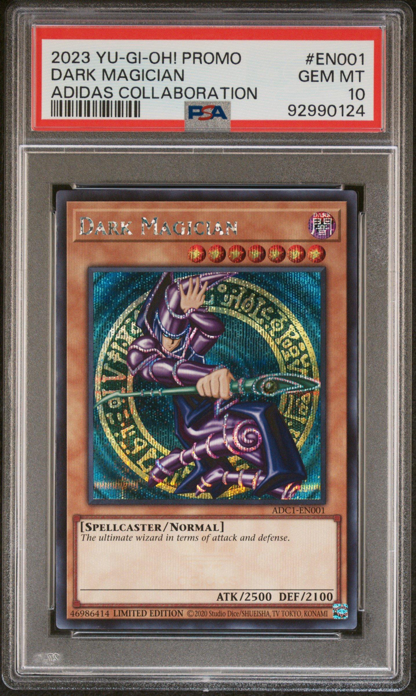 2023 Yu-gi-oh! Promo En001 Dark Magician Adidas Collaboration PSA