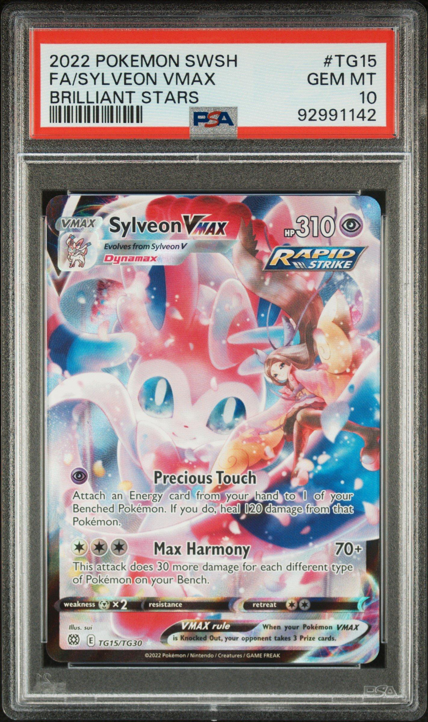 2022 Pokemon Sword & Shield Brilliant Stars Tg15 Full Art/sylveon