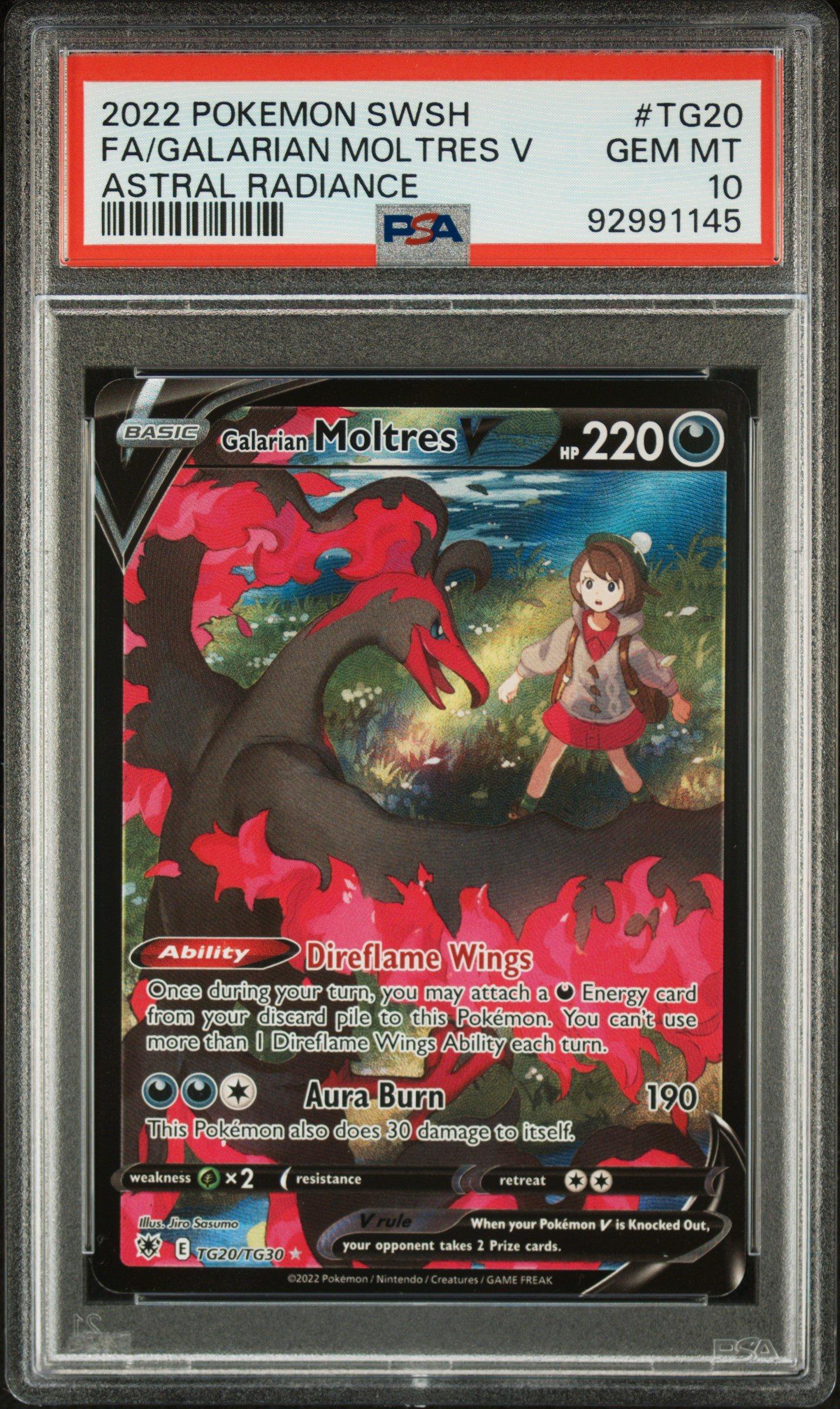 galarian moltres v pokemon card Galarian Moltres V #177 Prices | Pokemon Chilling Reign