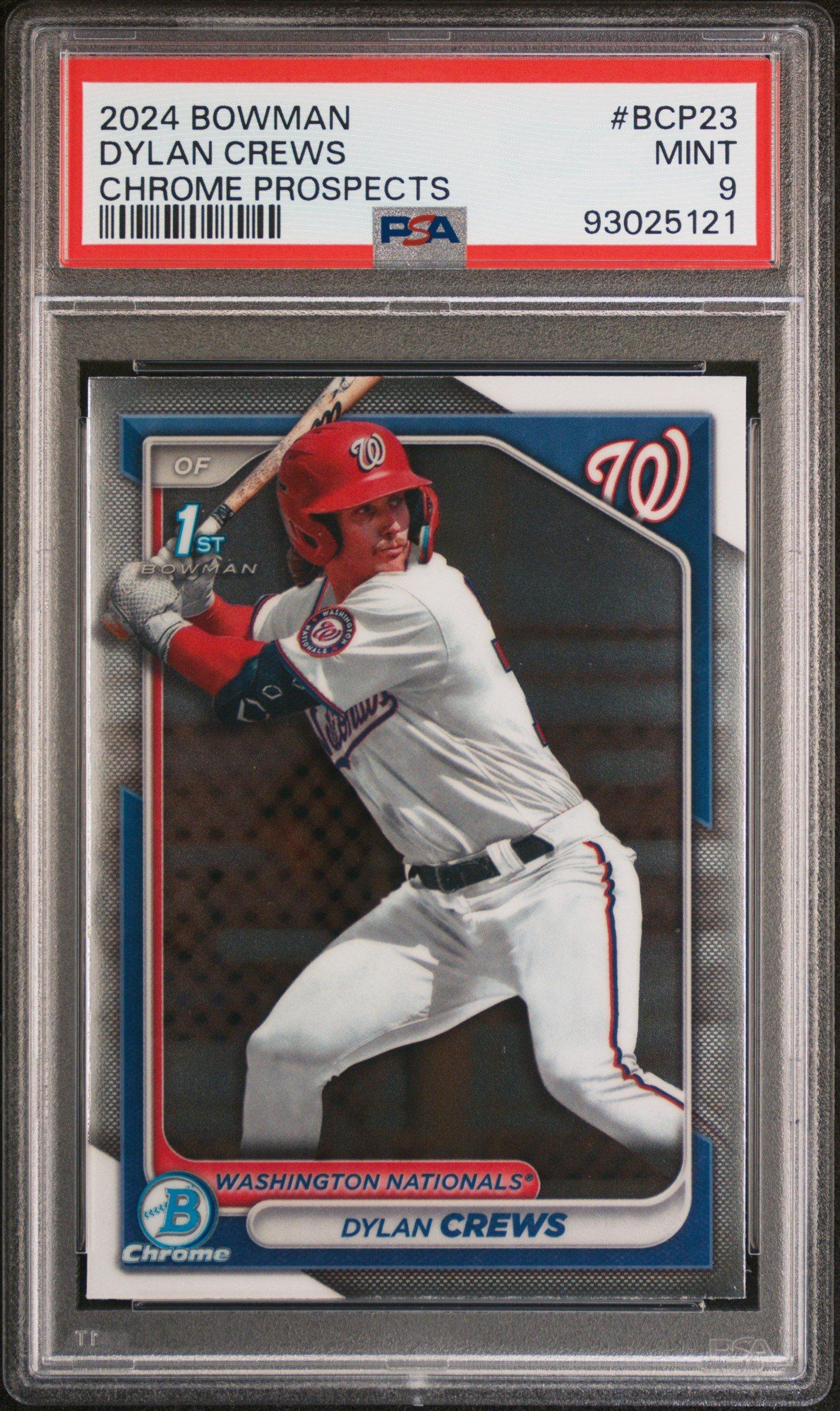 2024 Bowman Chrome Prospects Bcp23 Dylan Crews PSA