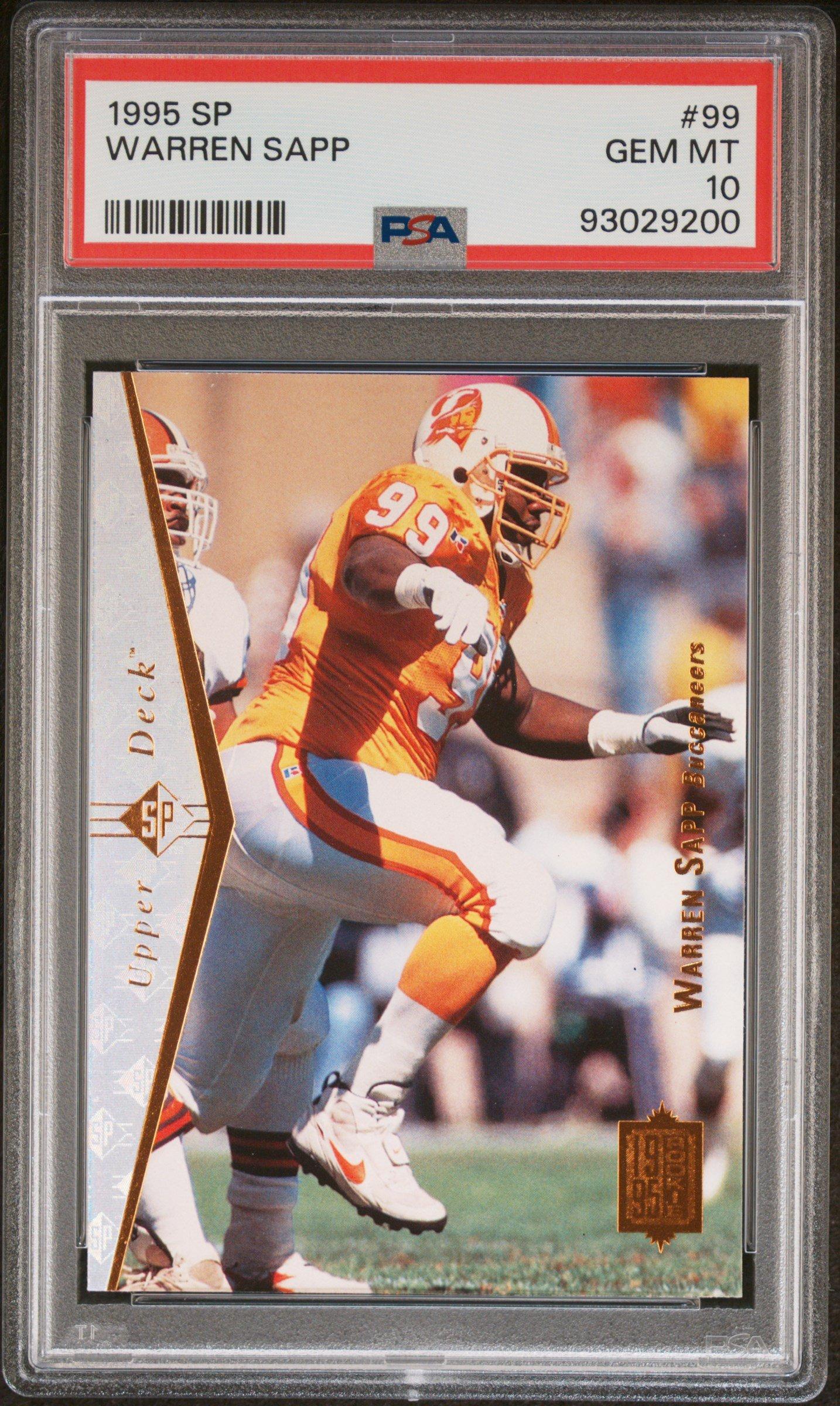 1995 Sp 99 Warren Sapp PSA 10