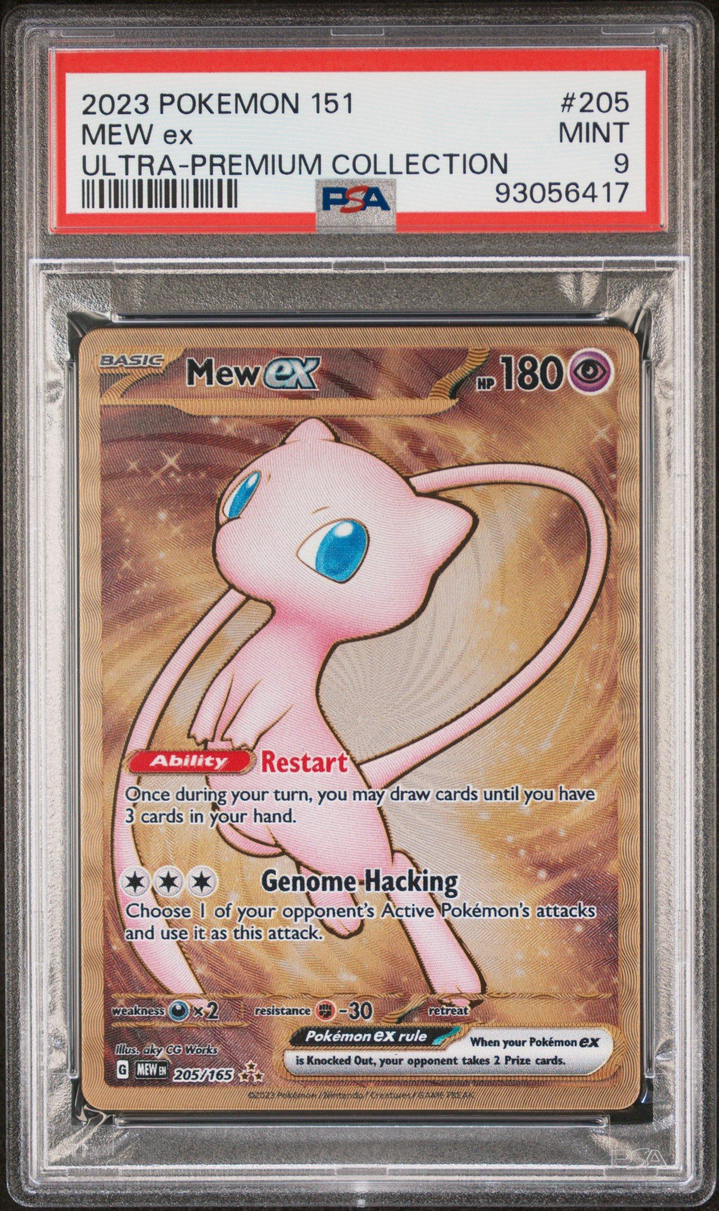 2023 Pokemon 151 Ultra-premium Collection 205 Mew Ex PSA 9 Graded