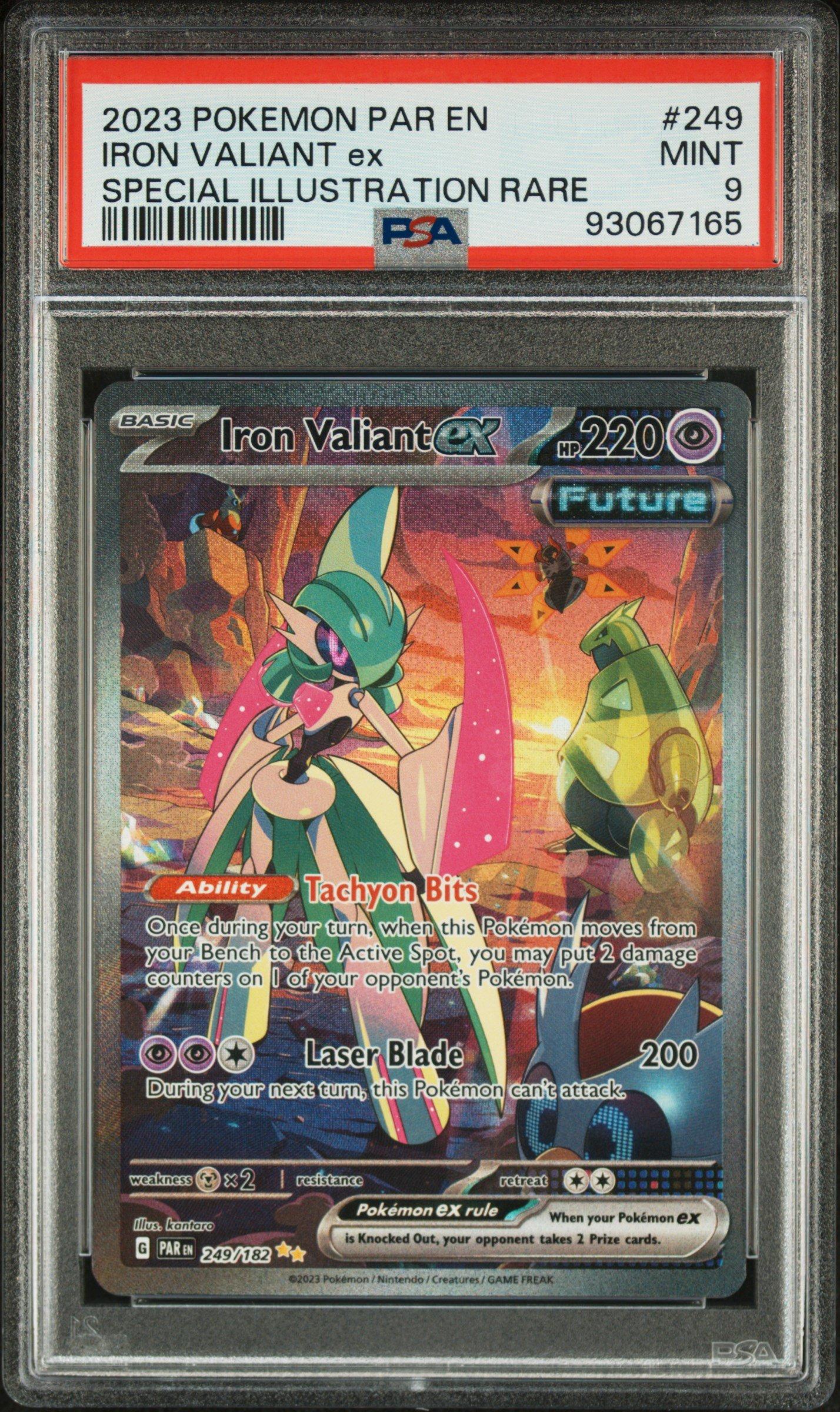 2023 Pokemon Par En-paradox Rift 249 Iron Valiant Ex Special