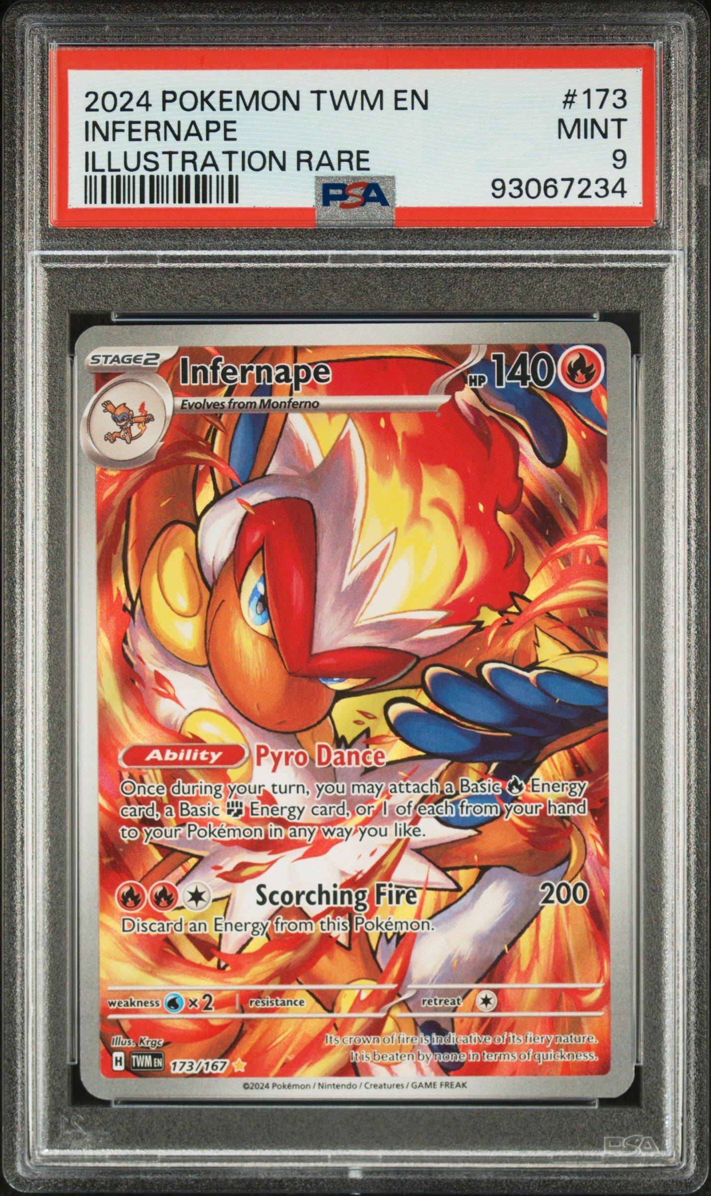 2024 Pokemon Twm En-twilight Masquerade 173 Infernape Illustration