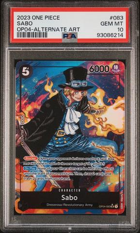 2023 One Piece Japanese Op04-kingdoms Of Intrigue 083 Sabo