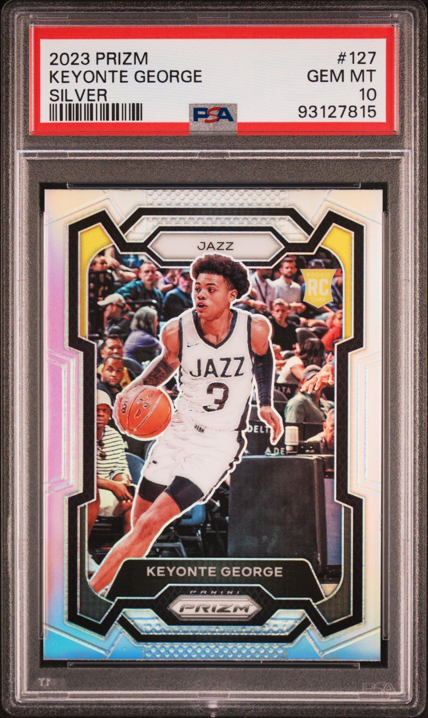 2023 Panini Prizm 127 Keyonte George Silver Prizm PSA 10 Graded