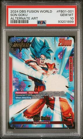 2024 Dragon Ball Super Card Game Fusion World Awakened Pulse Fb01-139 Son  Goku Secret Rare-alternate Art PSA 10 | GameStop