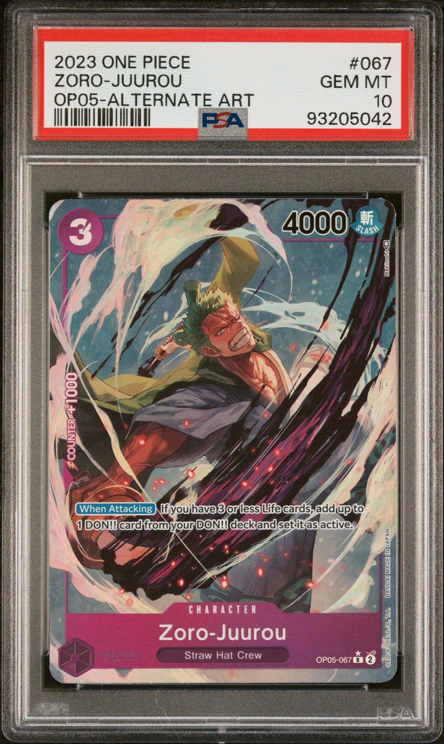 2023 One Piece Awakening Of The New Era 067 Zoro-juurou Alternate