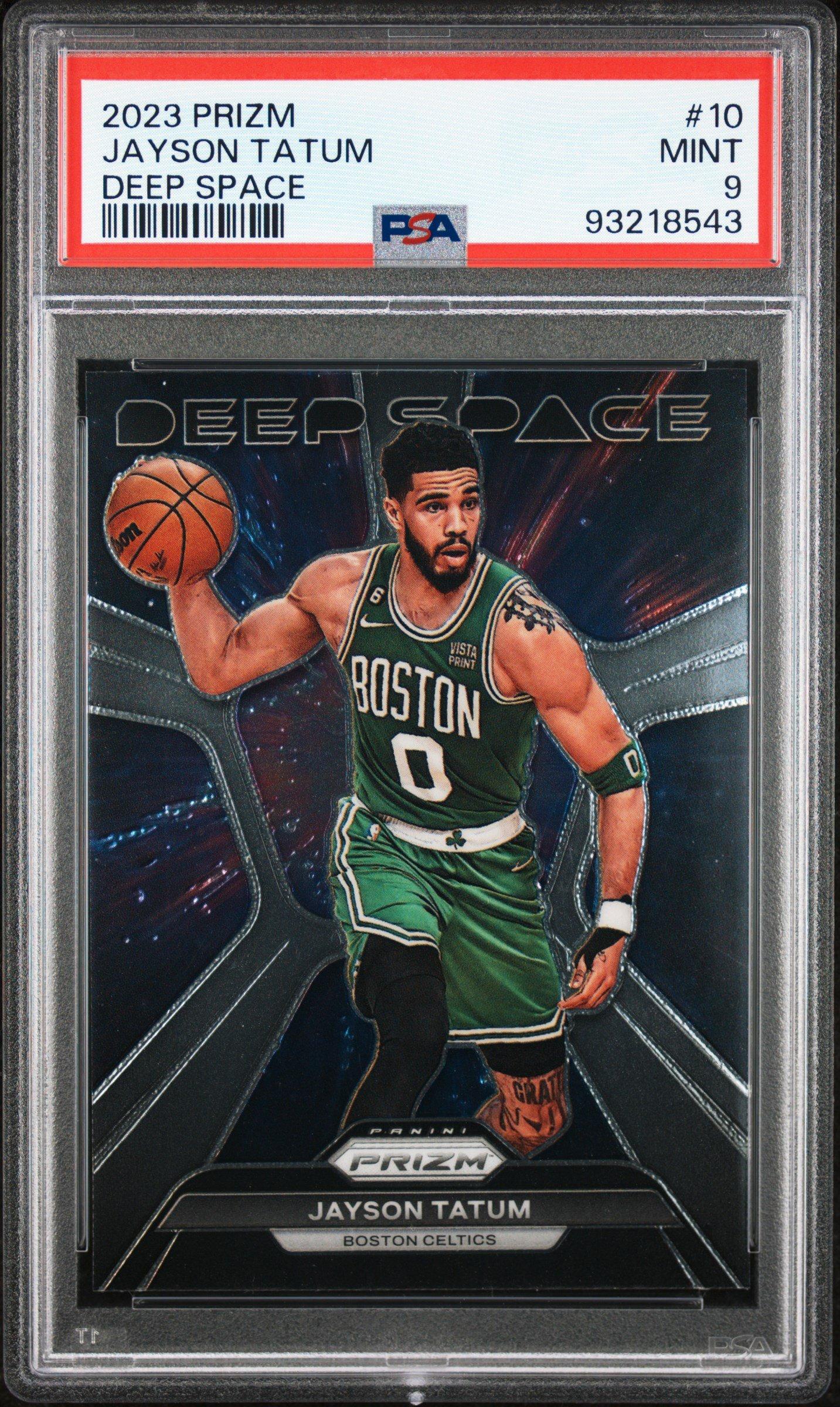 2023 Panini Prizm Deep Space 10 Jayson Tatum PSA 9 | GameStop