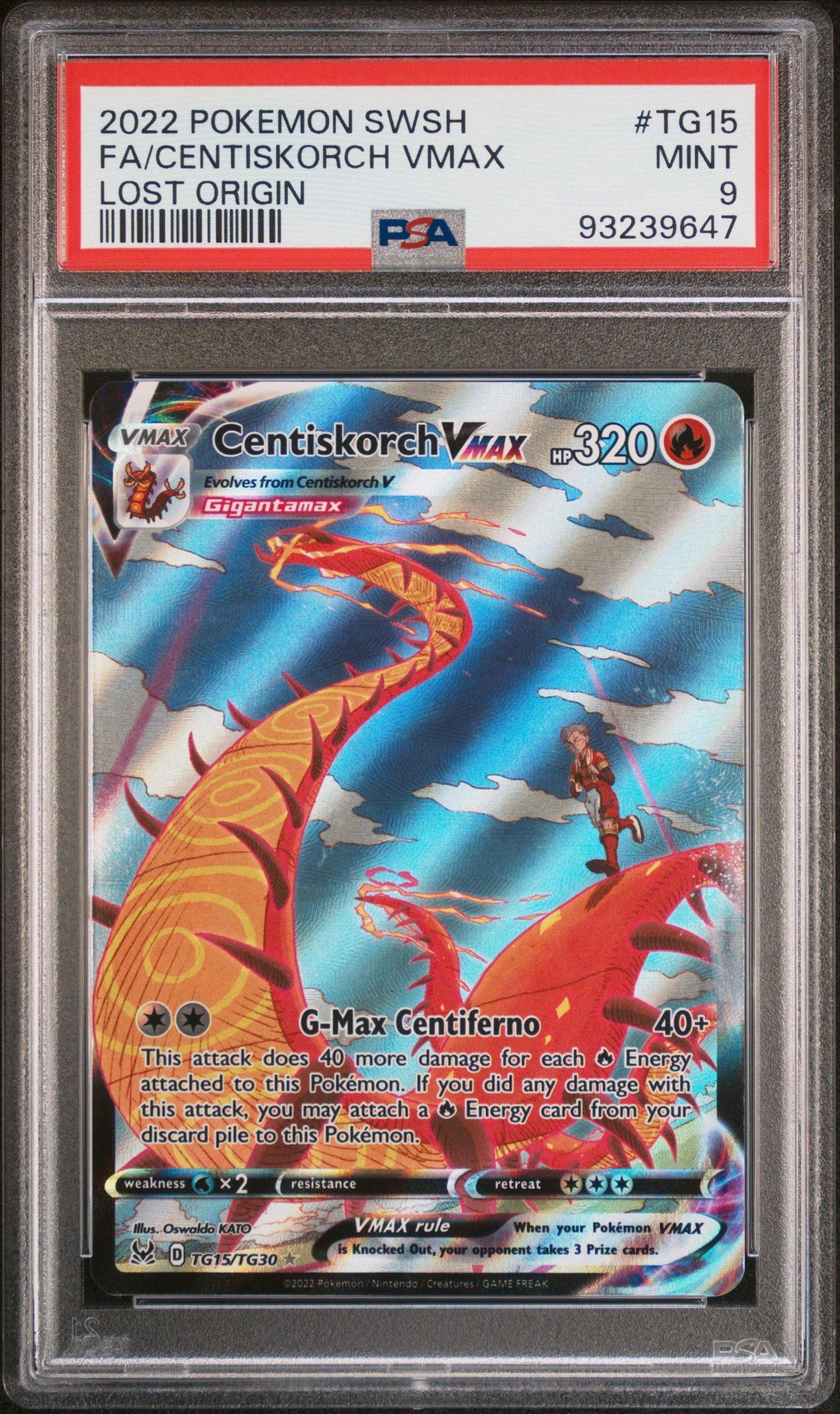 2022 Pokemon Sword & Shield Lost Origin Tg15 Full Art/centiskorch