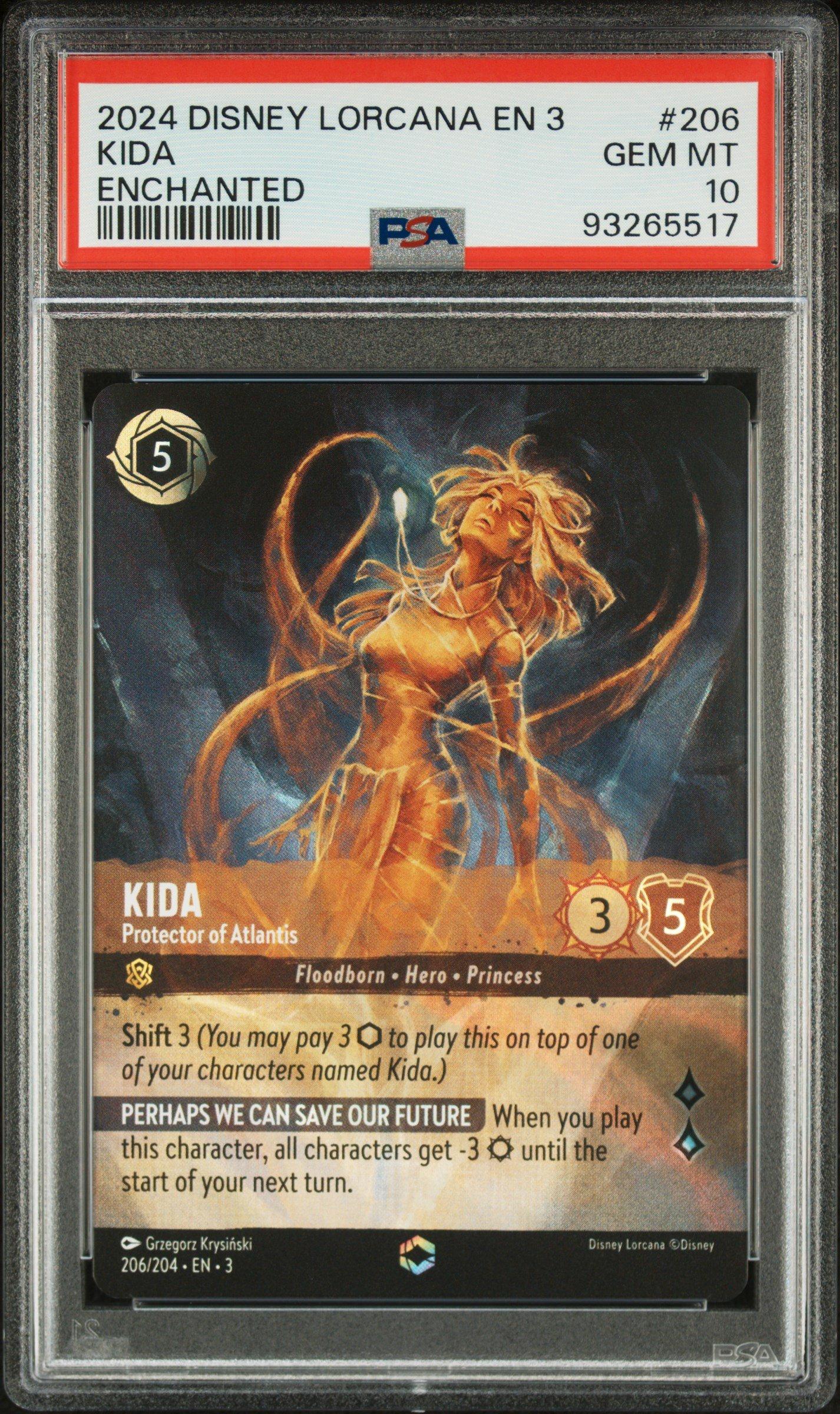 atlantis lorcana cards Disney Lorcana Into the Inklands Kida Protector of Atlantis #7/204 Leg –  Rotterdam Comics main image 1