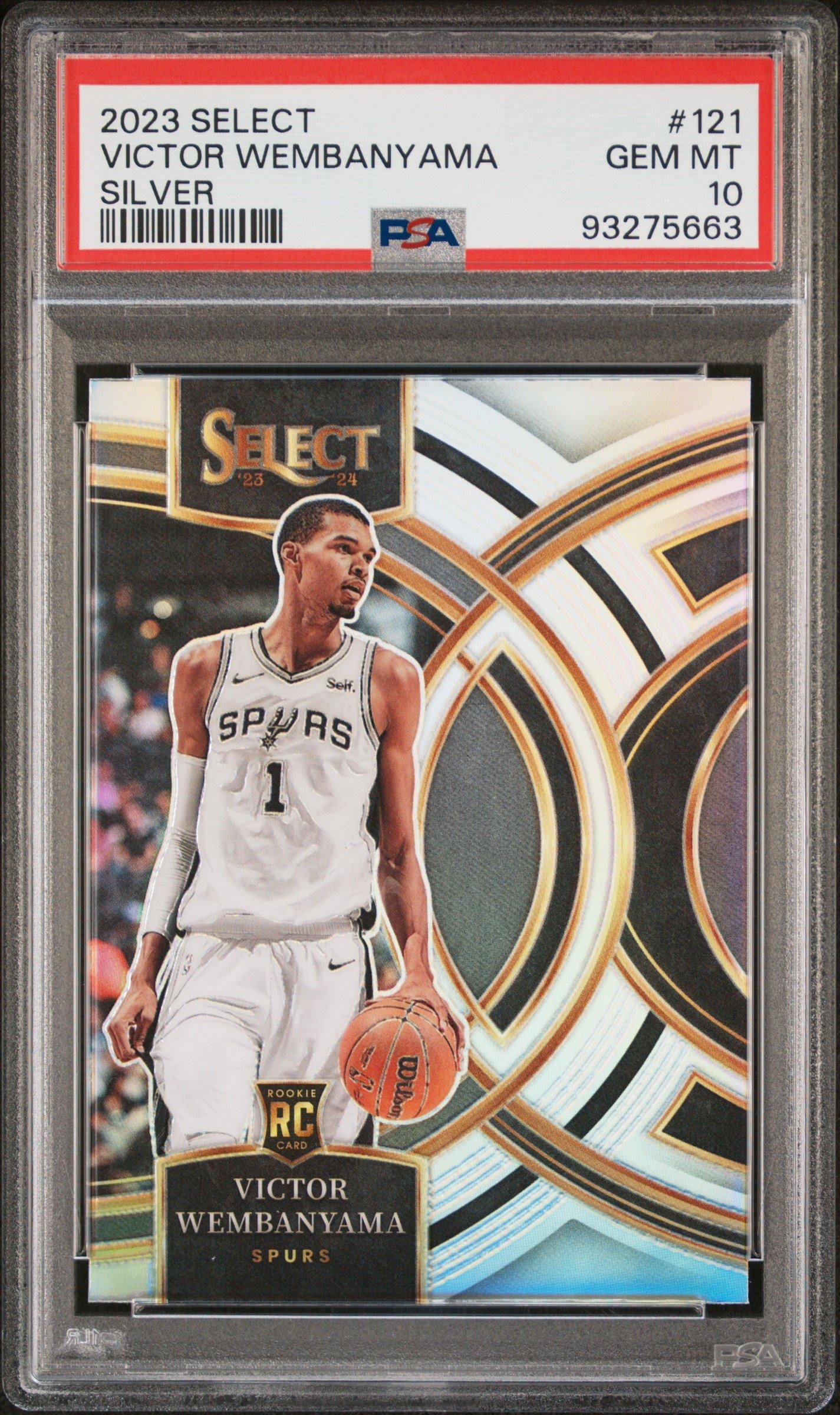 2023 Panini Select Victor Wembanyama Silver Prizm PSA