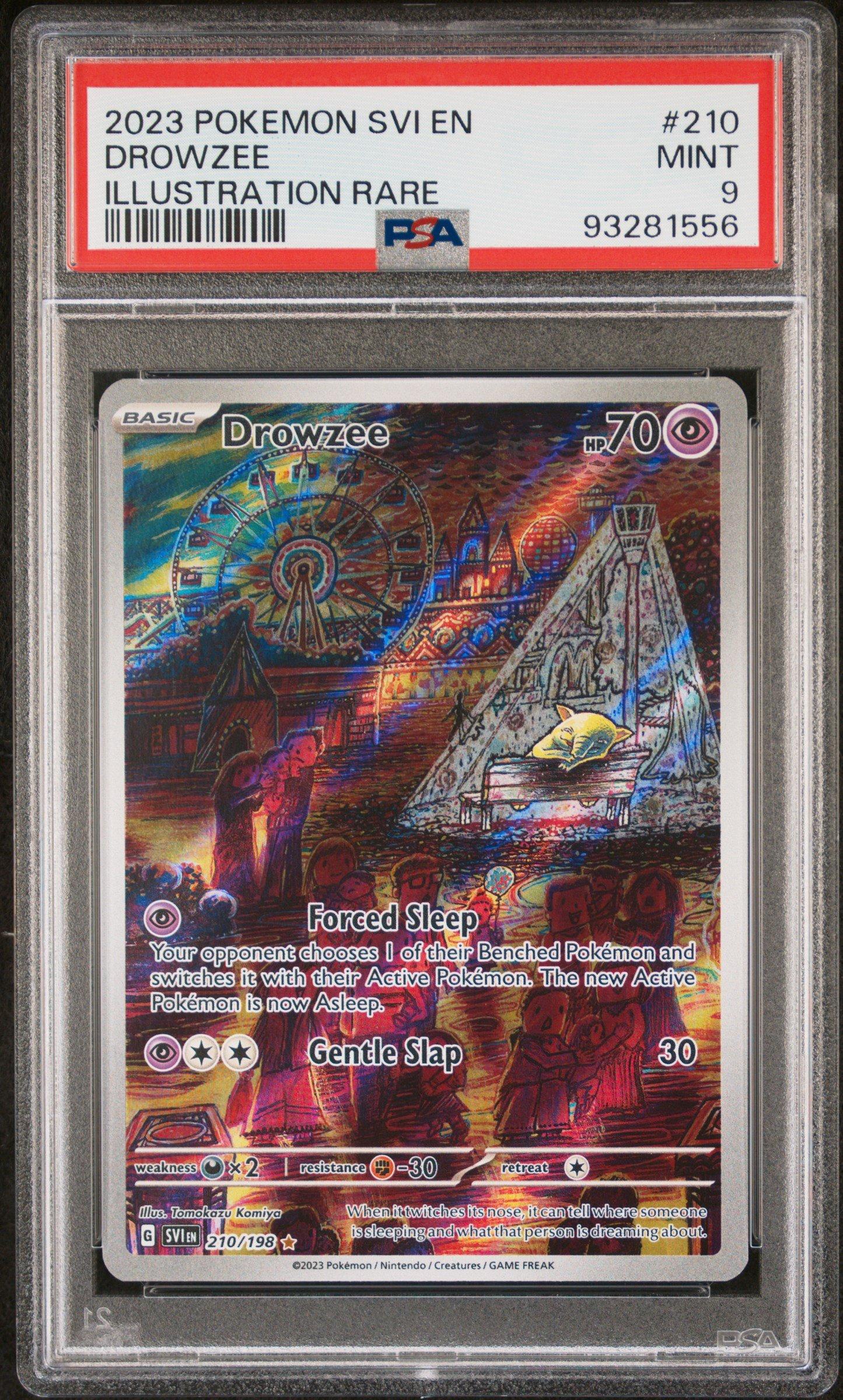 2023 Pokemon Svi En-scarlet & Violet 210 Drowzee Illustration Rare