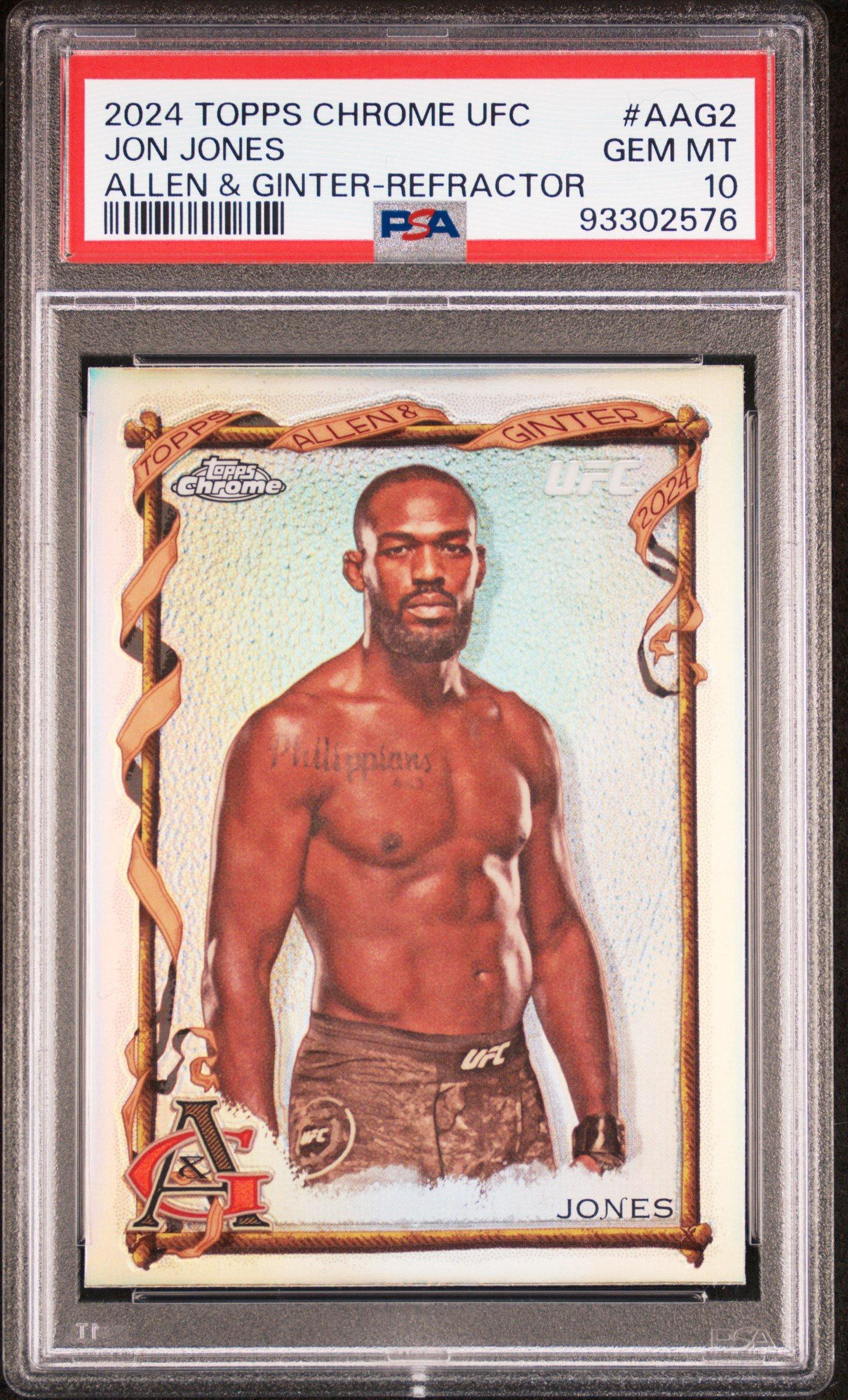 UFC Topps Jon Jones factory OUT OF PRINT