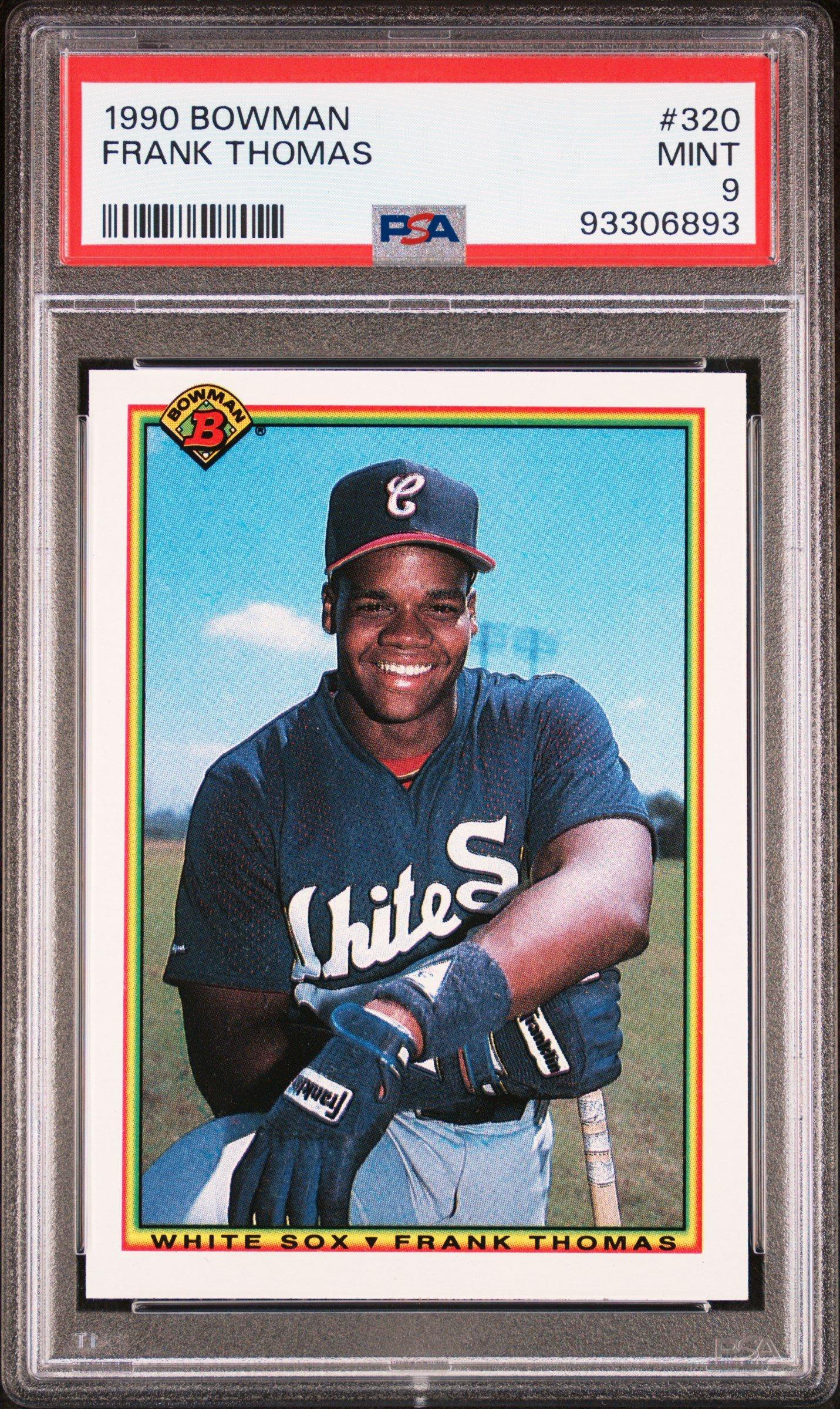 1990 Bowman 320 Frank Thomas PSA 9