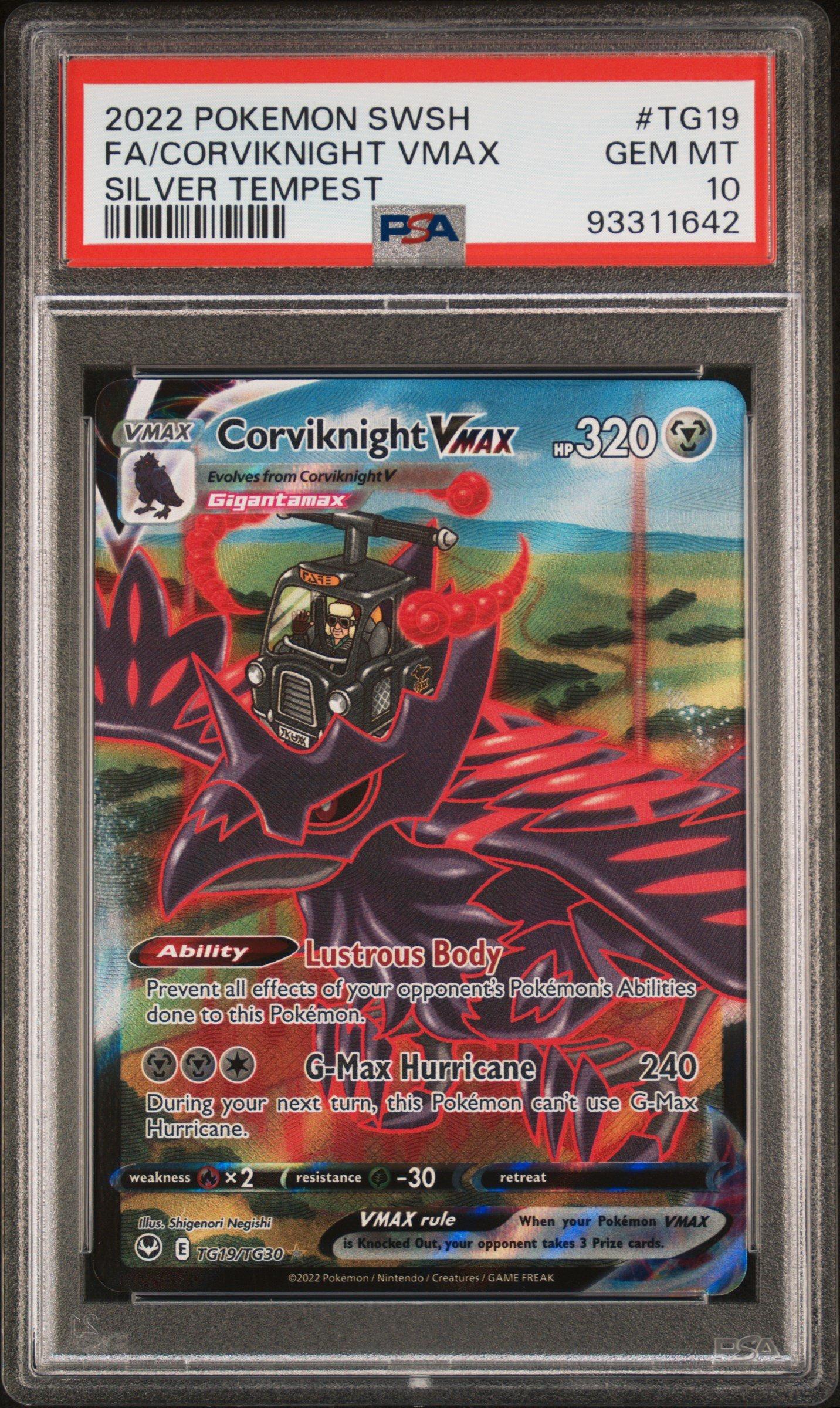 corviknight vmax pokemon card TG19/TG30- Silver Tempest - Trainer Gallery When your Pokmon VMAX is Knocked Out 2022 Pokemon Sword & Shield