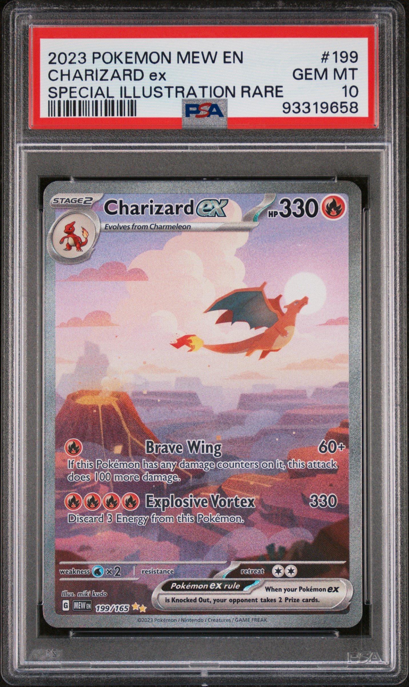 2023 Pokemon Mew En-151 199 Charizard Ex Special Illustration Rare