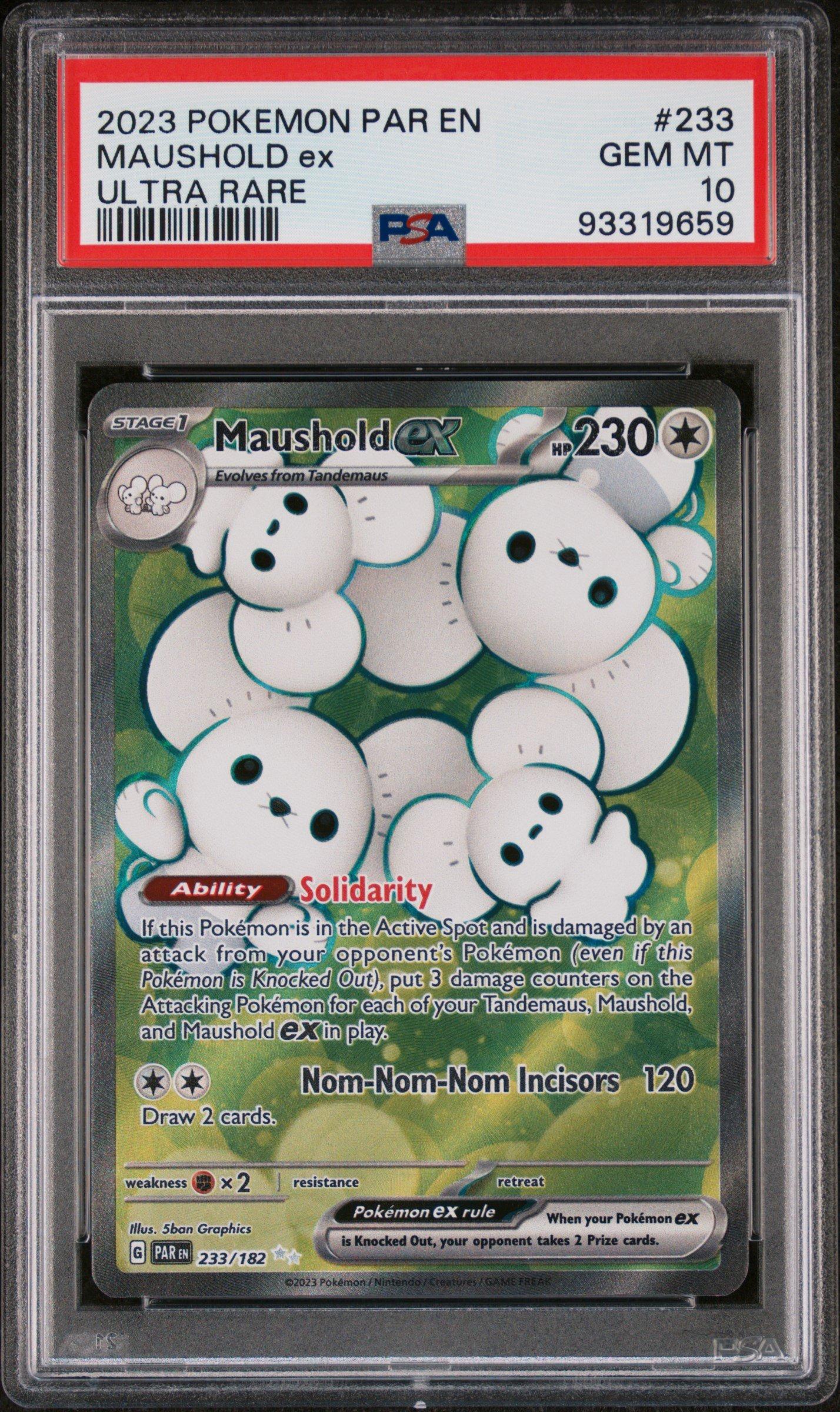 【PSA10】イッカネズミAR/Maushold PSA 10 Maushold AR 081/071 SV2D Clay Burst Pokemon Card Japanese