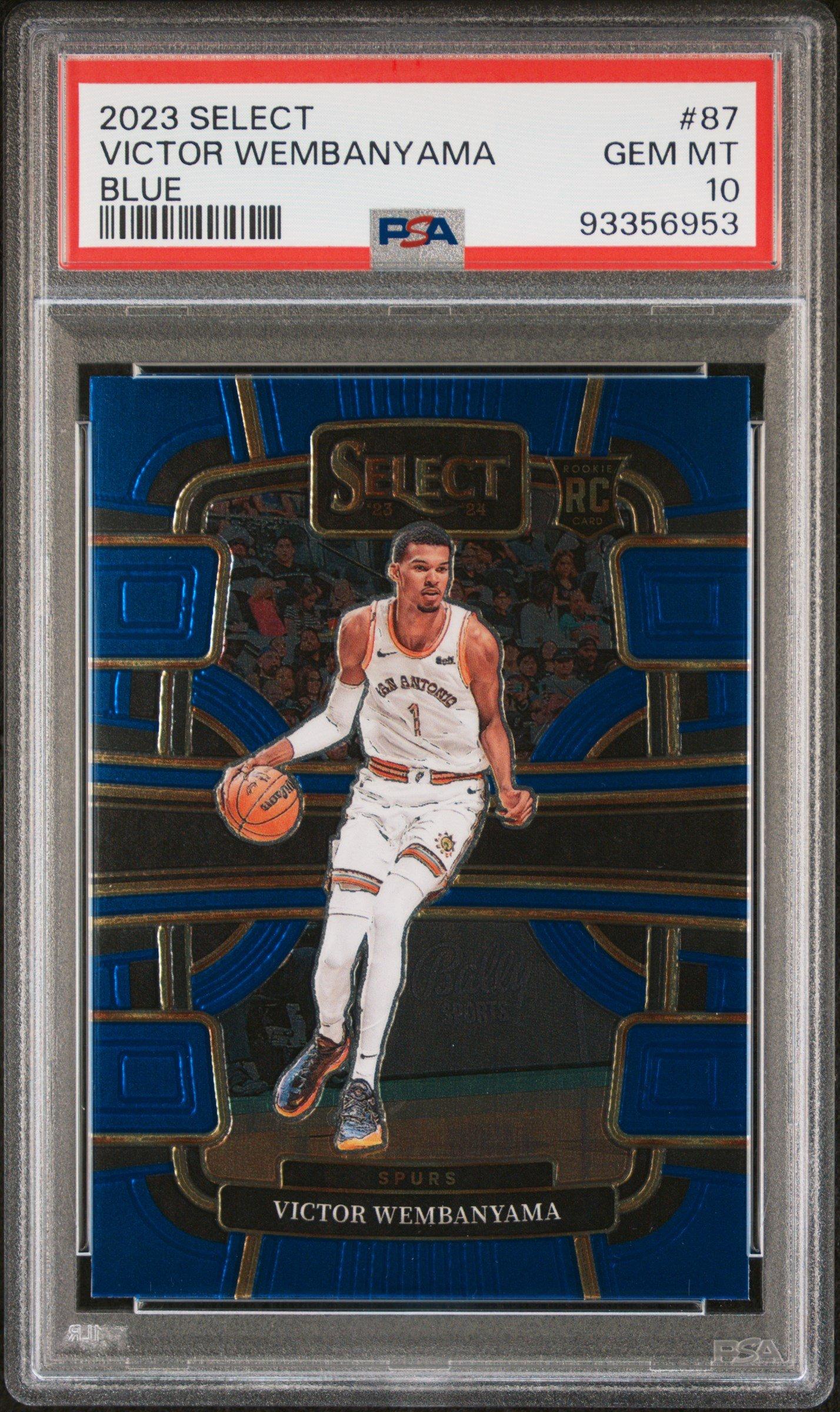 victor wembanyama graded cards Victor Wembanyama 2023 #1 Draft Pick Rookie Card - Graded PRO Gem Mint 10