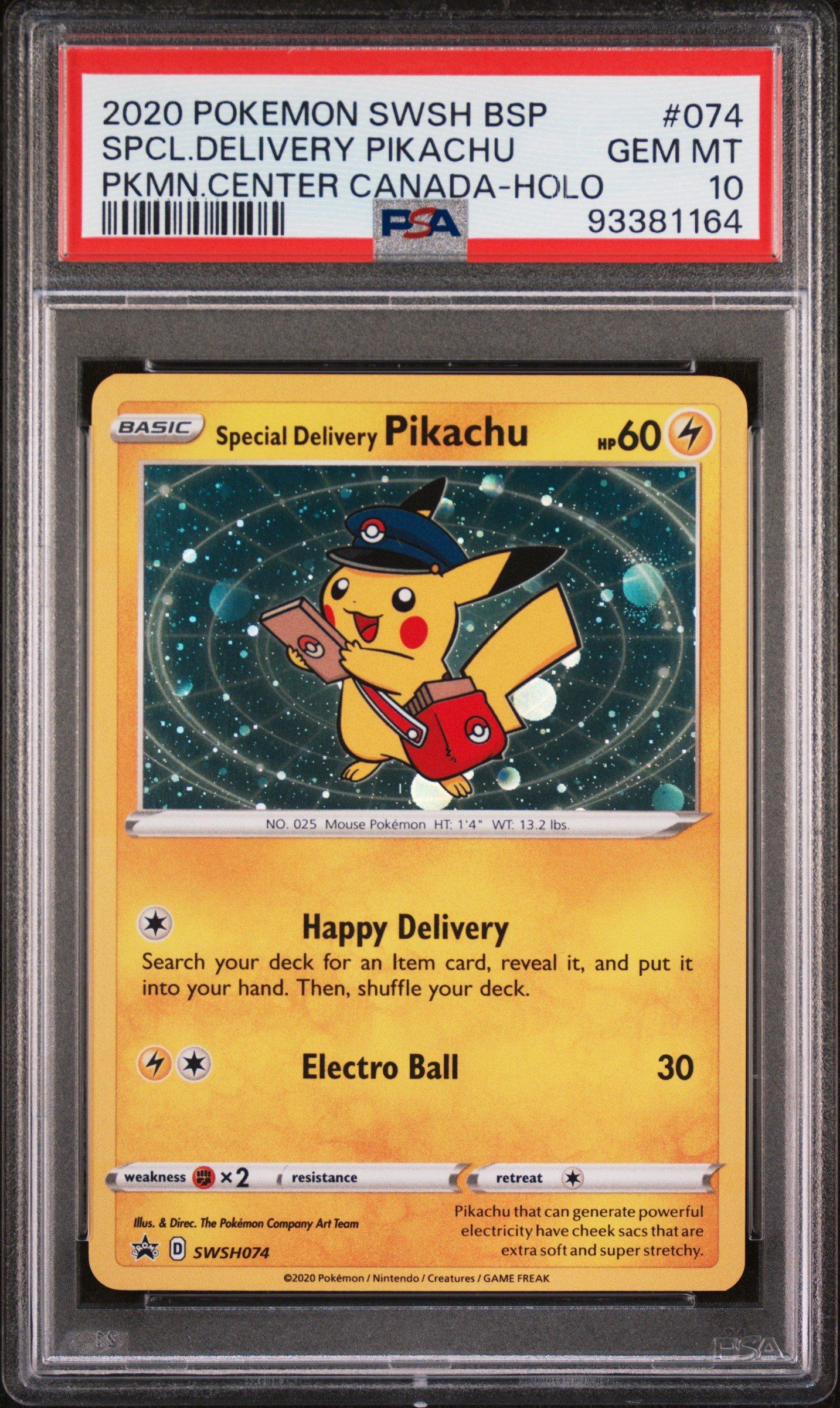 Pokemon Special Delivery Pikachu SWSH074 purchases