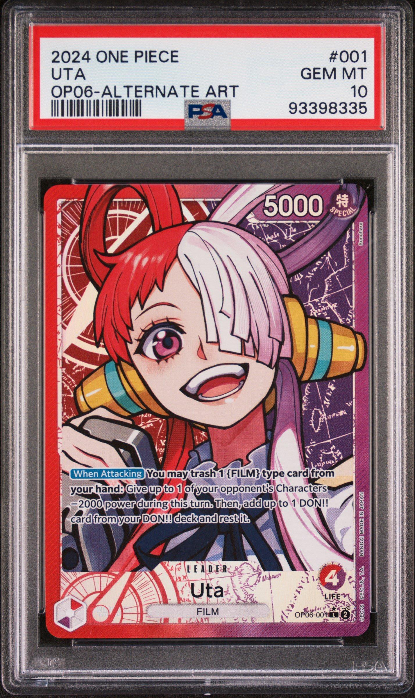 2024 One Piece Op06-wings Of The Captain 001 Uta Alternate