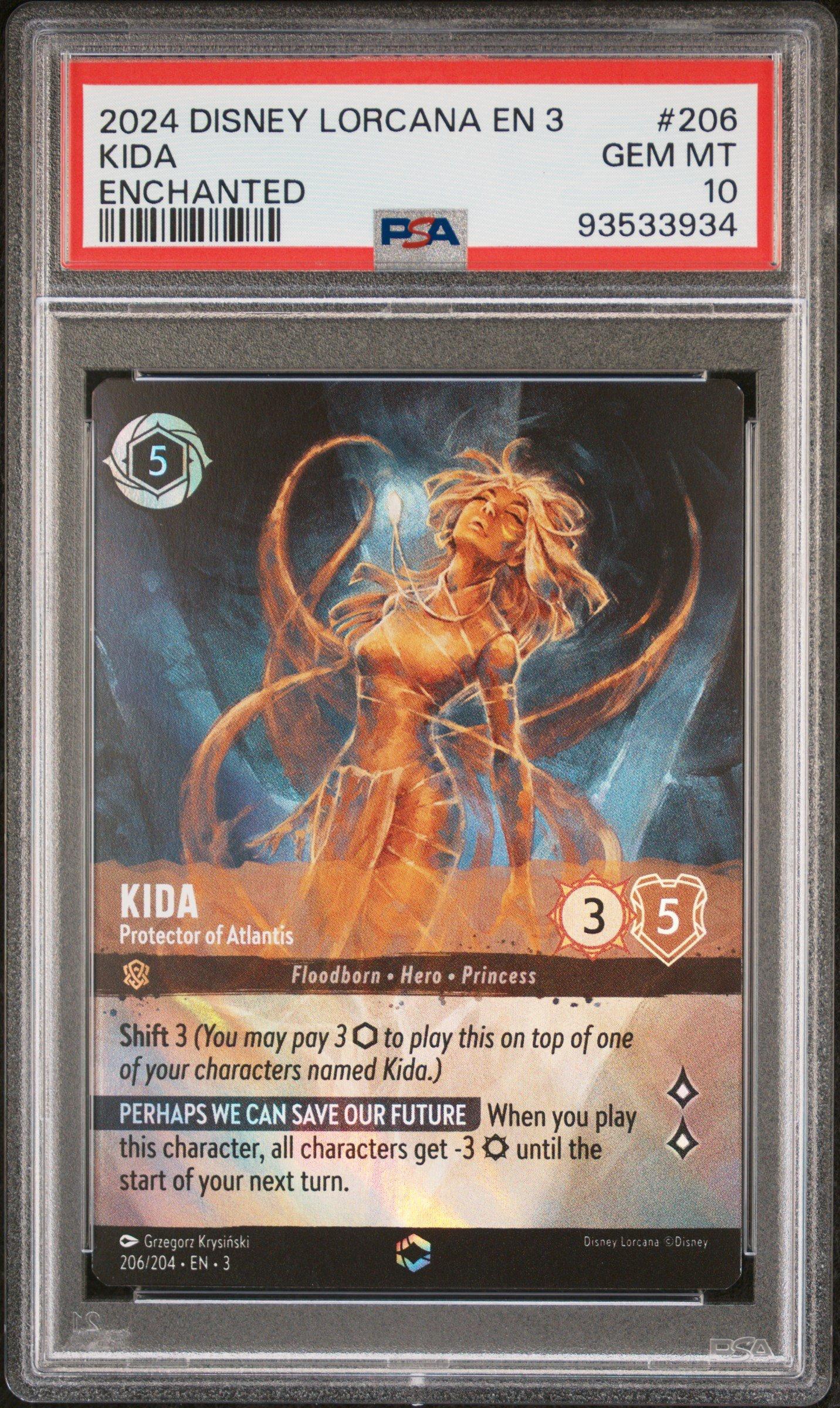 2024 Disney Lorcana En 3-into The Inklands 206 Kida - Protector Of