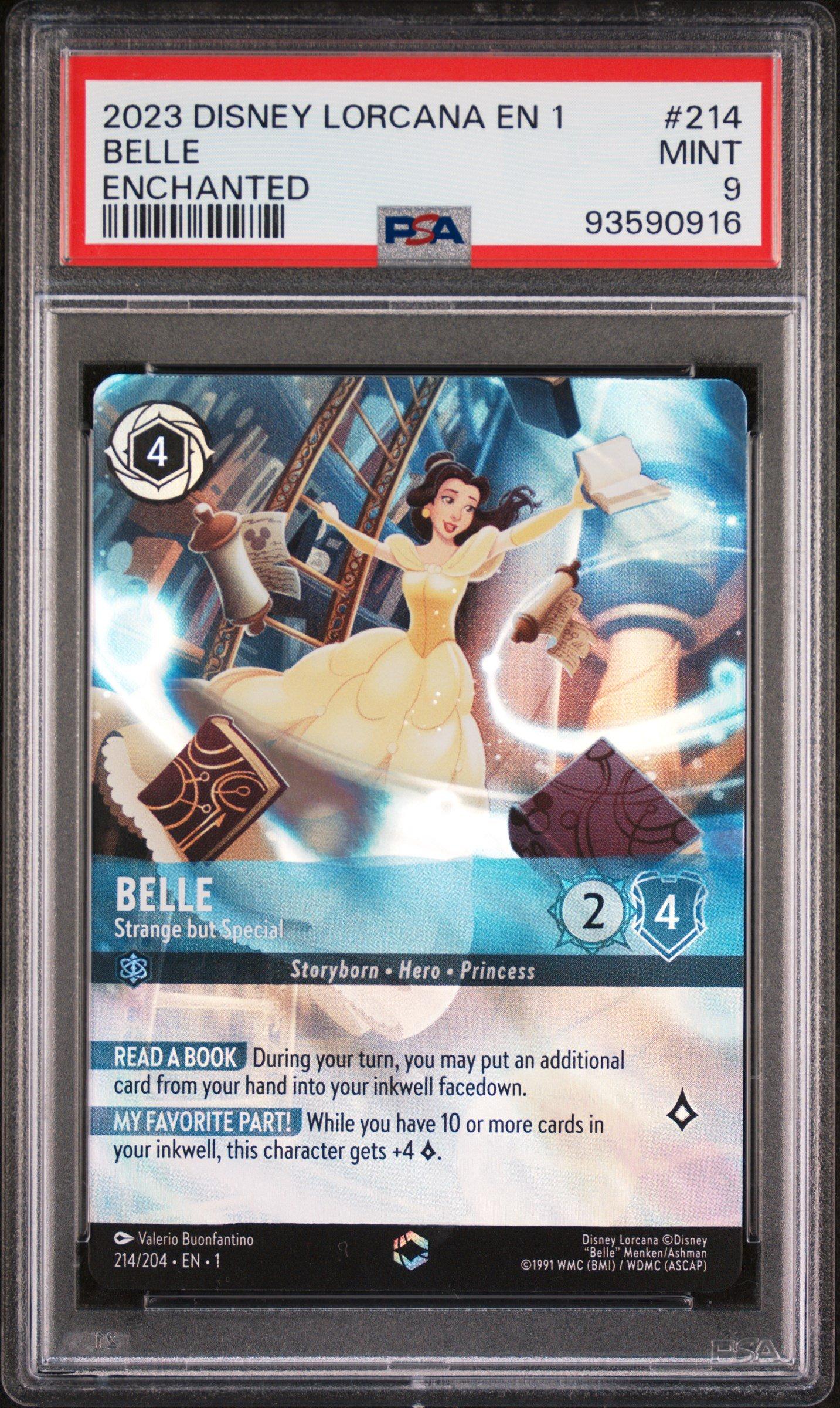 2023 Disney Lorcana En 1-the First Chapter 214 Belle - Strange But