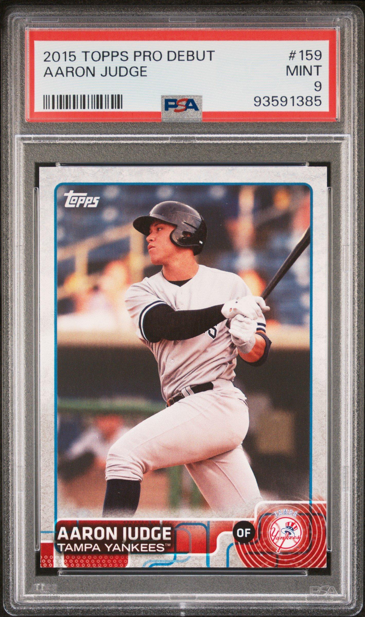 2015 Topps Pro Debut 159 Aaron Judge PSA 9
