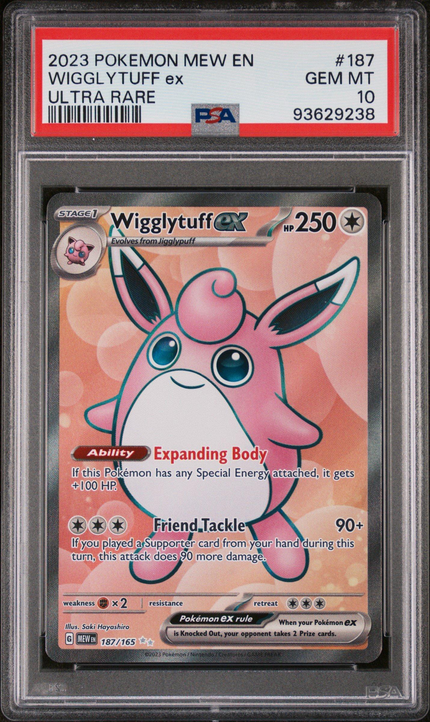wigglytuff pokemon card value – ex 222/091 you may attach a Therapeutic Energy card from your hand to 1 of your Pokemon in play Wigglytuff ex (Genetic Apex #195/226,