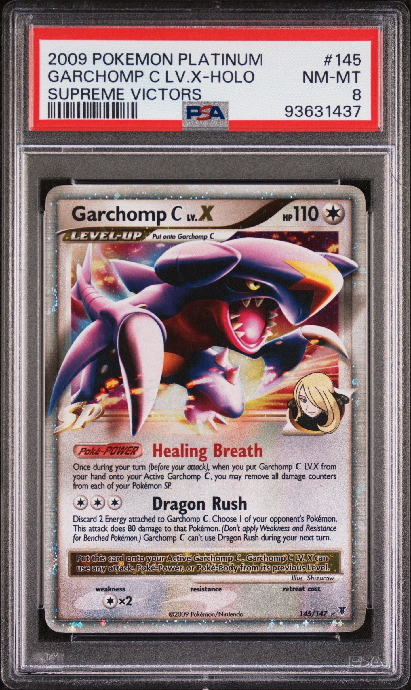 2009 Pokemon Platinum Supreme Victors 145 Garchomp C Lv.x-holo PSA