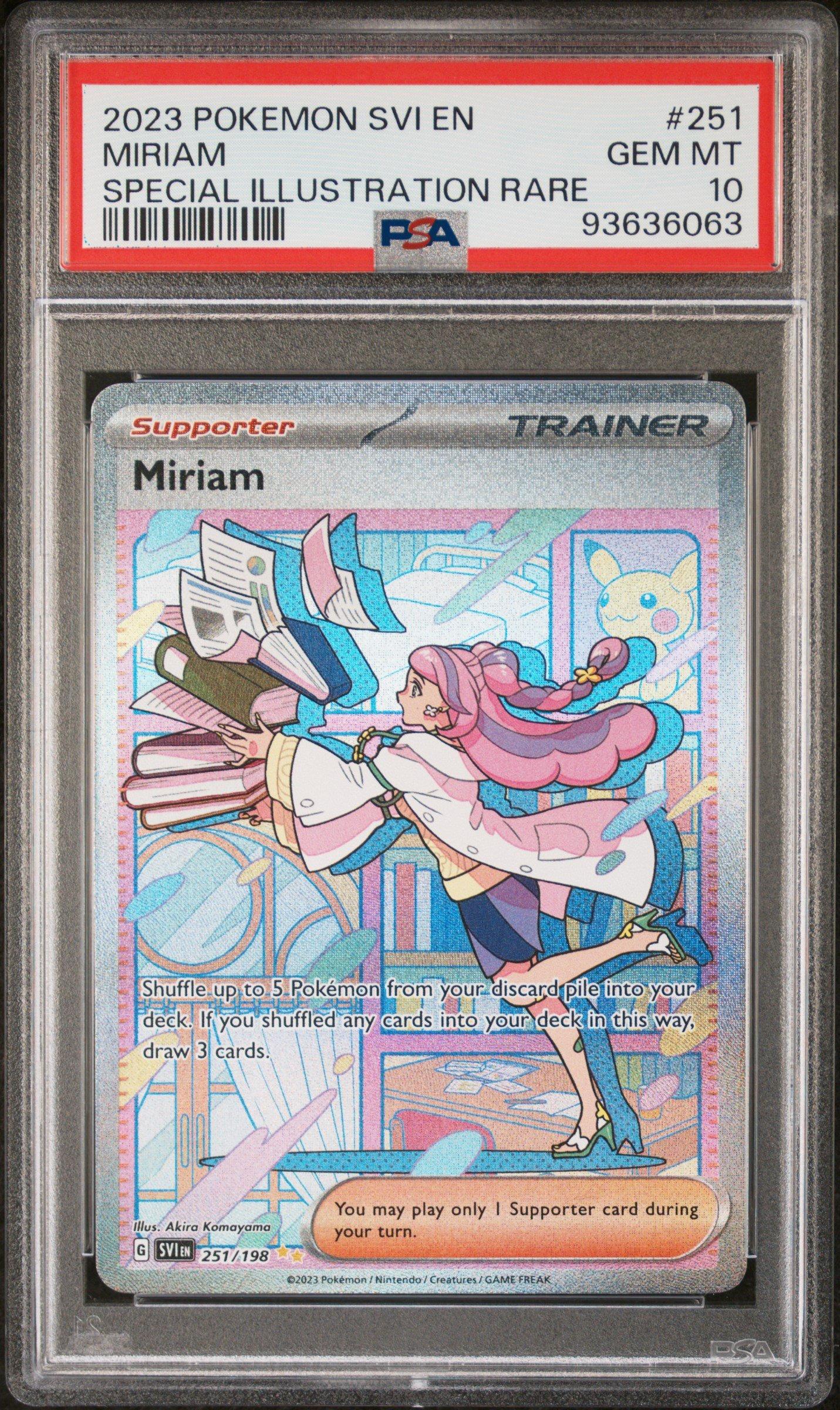 2023 Pokemon Svi En-scarlet & Violet 251 Miriam Special