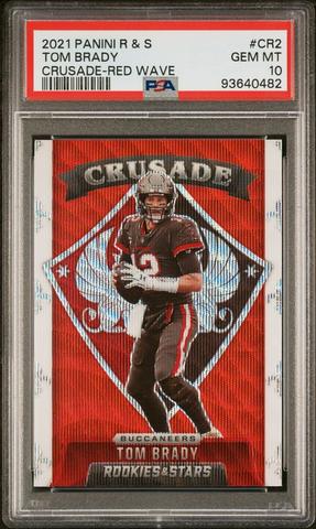 2021 Panini Rookies & Stars #11 Tom Brady Graded CGG cheapest 10 GEM Mint