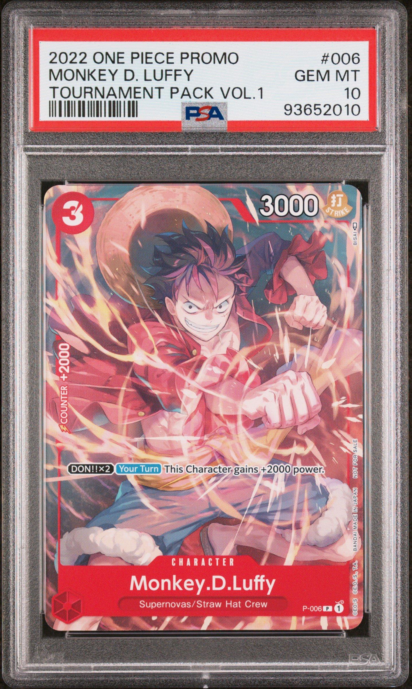 2022 One Piece Promos 006 Monkey D. Luffy Tournament Pack Vol.1