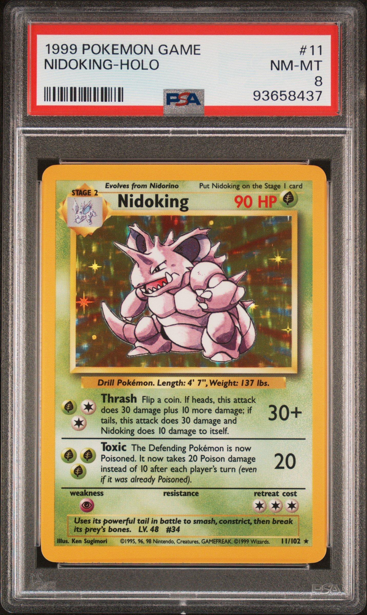 nidoking pokemon card Collection : r/pokemoncardcollectors style setup or your main portfolio Nidoking 1999 Pokemon Base Set