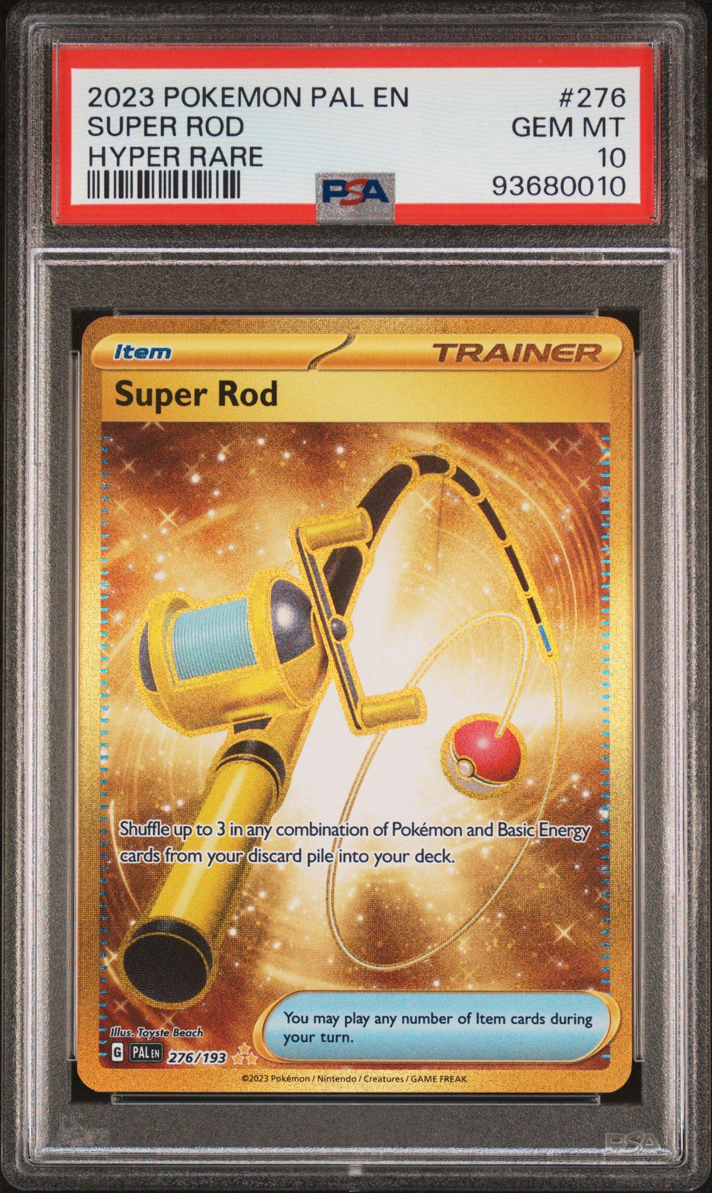 2023 Pokemon Pal En-paldea Evolved 276 Super Rod Hyper Rare PSA 10 Graded  Card | GameStop