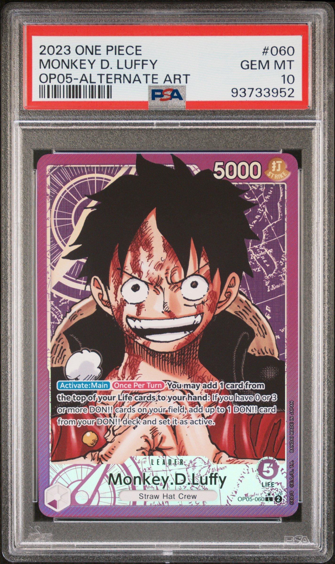 2023 One Piece Op05-awakening Of The New Era 060 Monkey D. Luffy