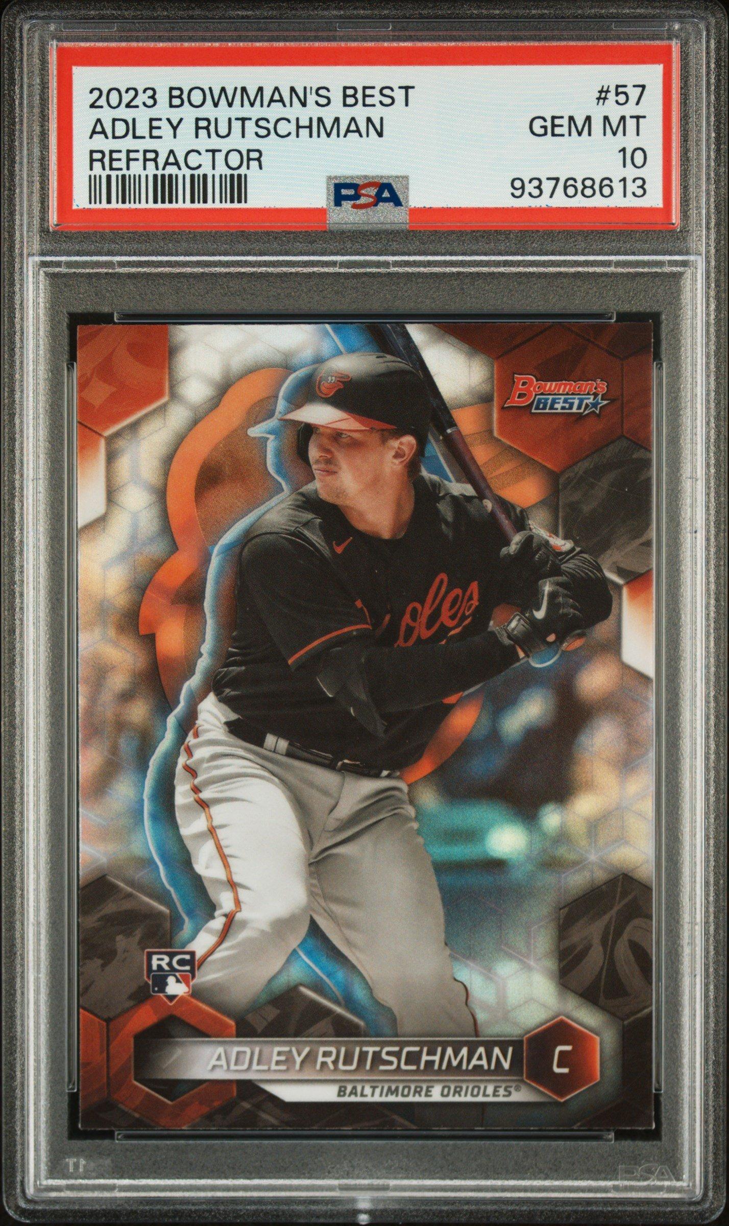 2023 Bowman's Best 57 Adley Rutschman Refractor PSA 10