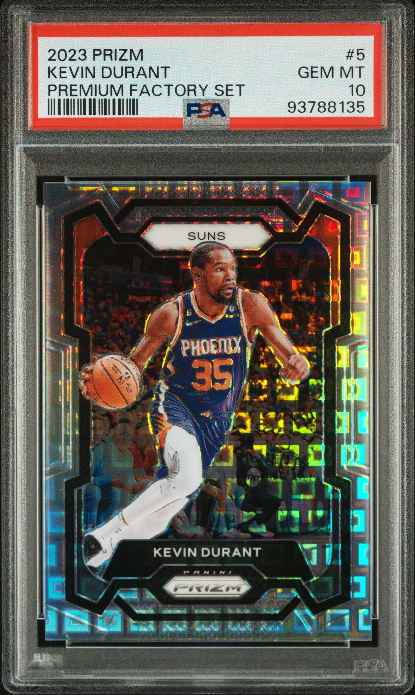2023 Panini Prizm 5 Kevin Durant Premium Factory Set PSA 10