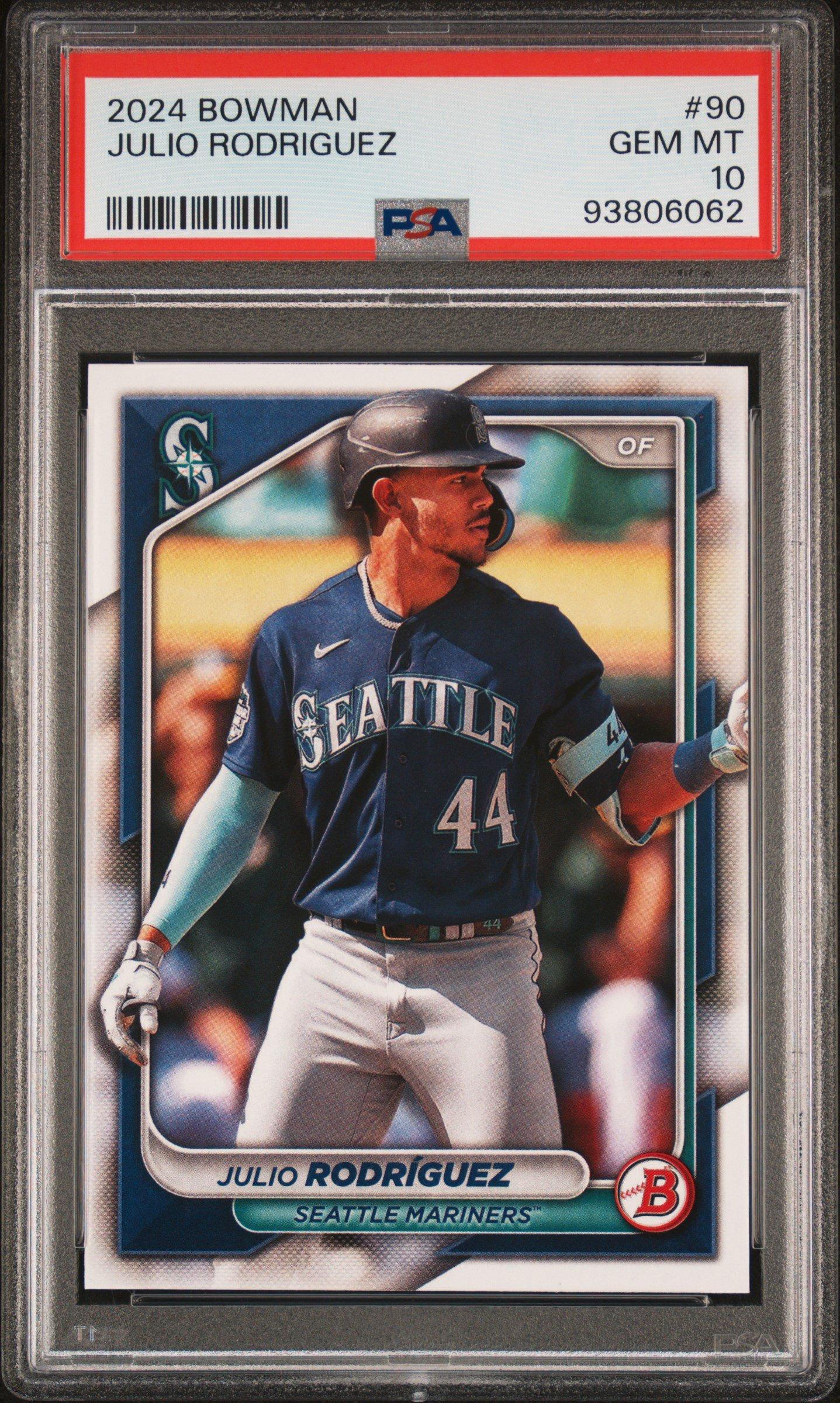 2024 Bowman 90 Julio Rodriguez PSA 10