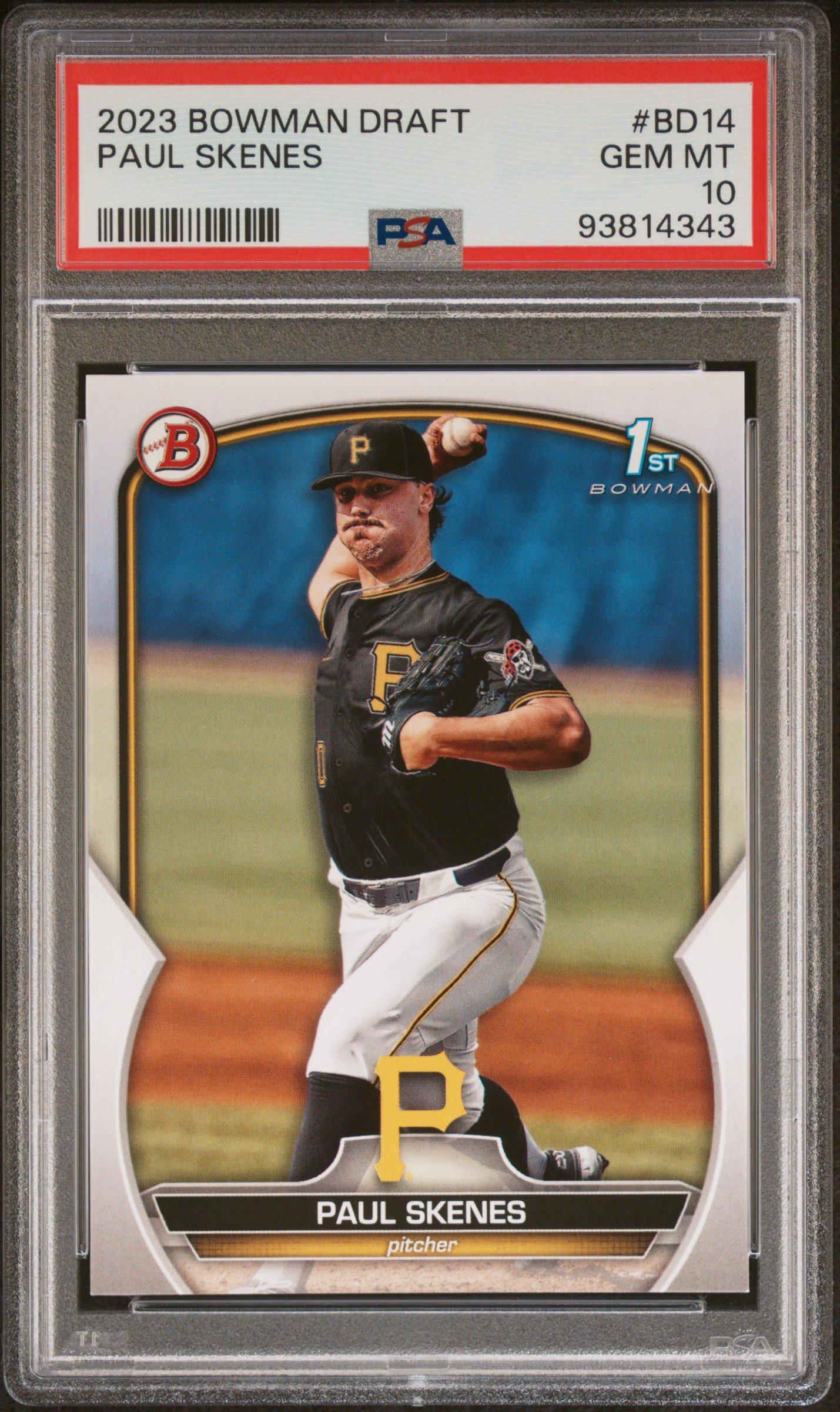 2023 Bowman Draft Bd14 Paul Skenes PSA 10 Graded Card | GameStop