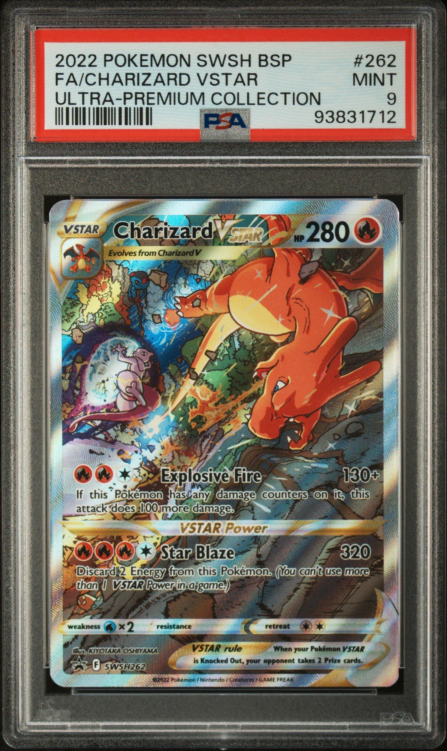 2022 Pokemon Swsh Black Star Promo 262 Full Art/charizard Vstar