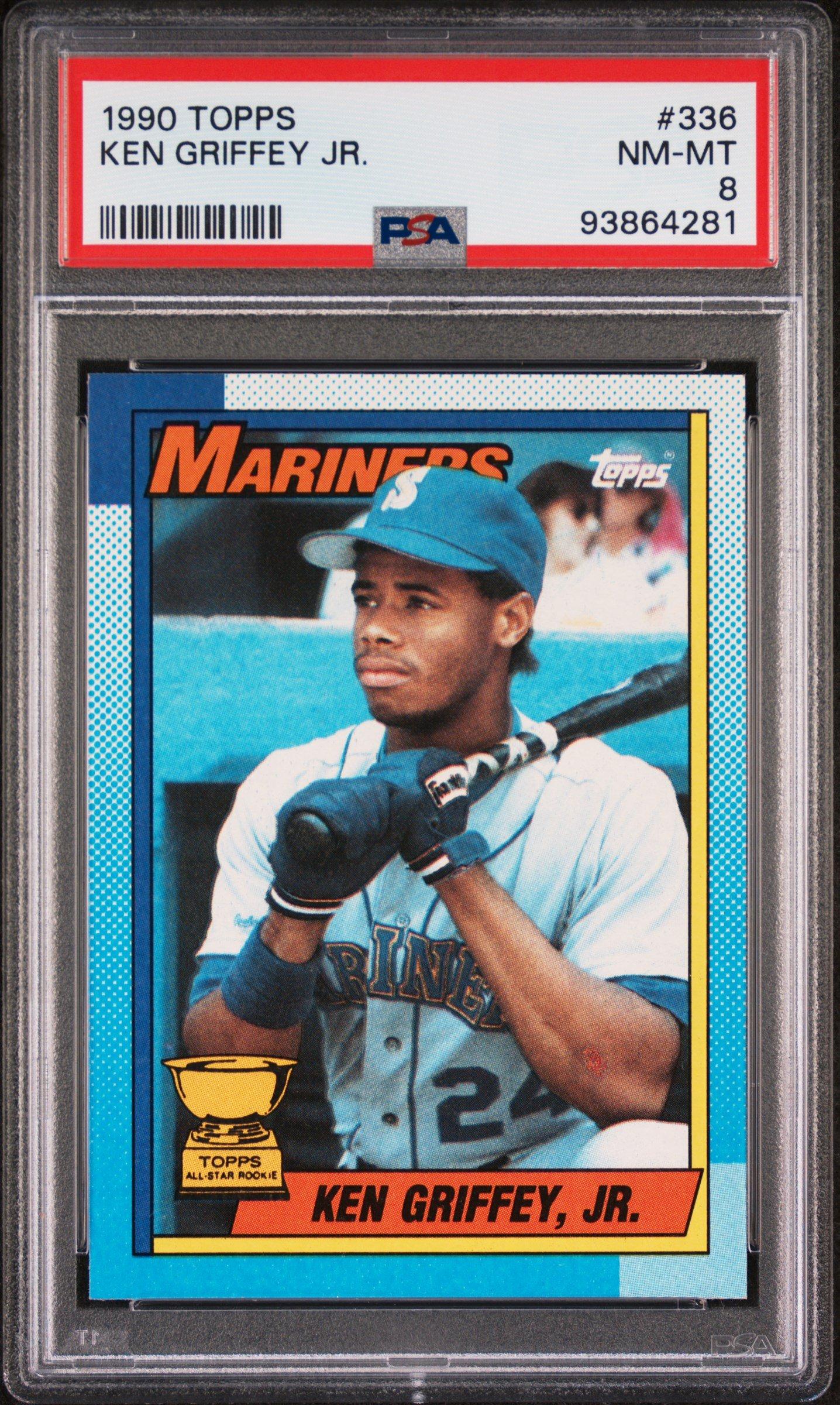 1990 Topps 336 Ken Griffey Jr. PSA 8 Graded Card | GameStop
