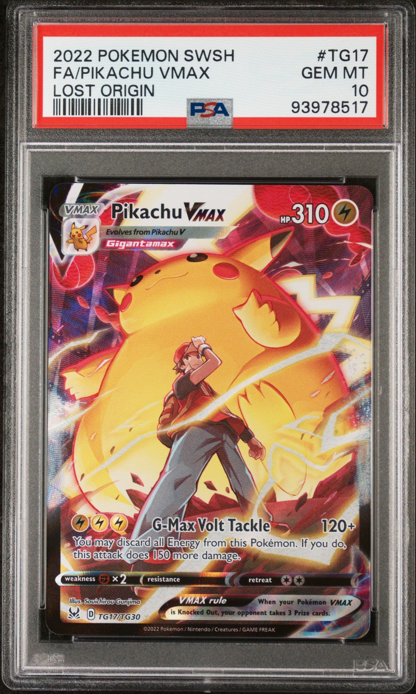 Pikachu ポケモンカード 2022 Pokemon Sword & Shield Lost Origin Tg17 Full Art/pikachu Vmax