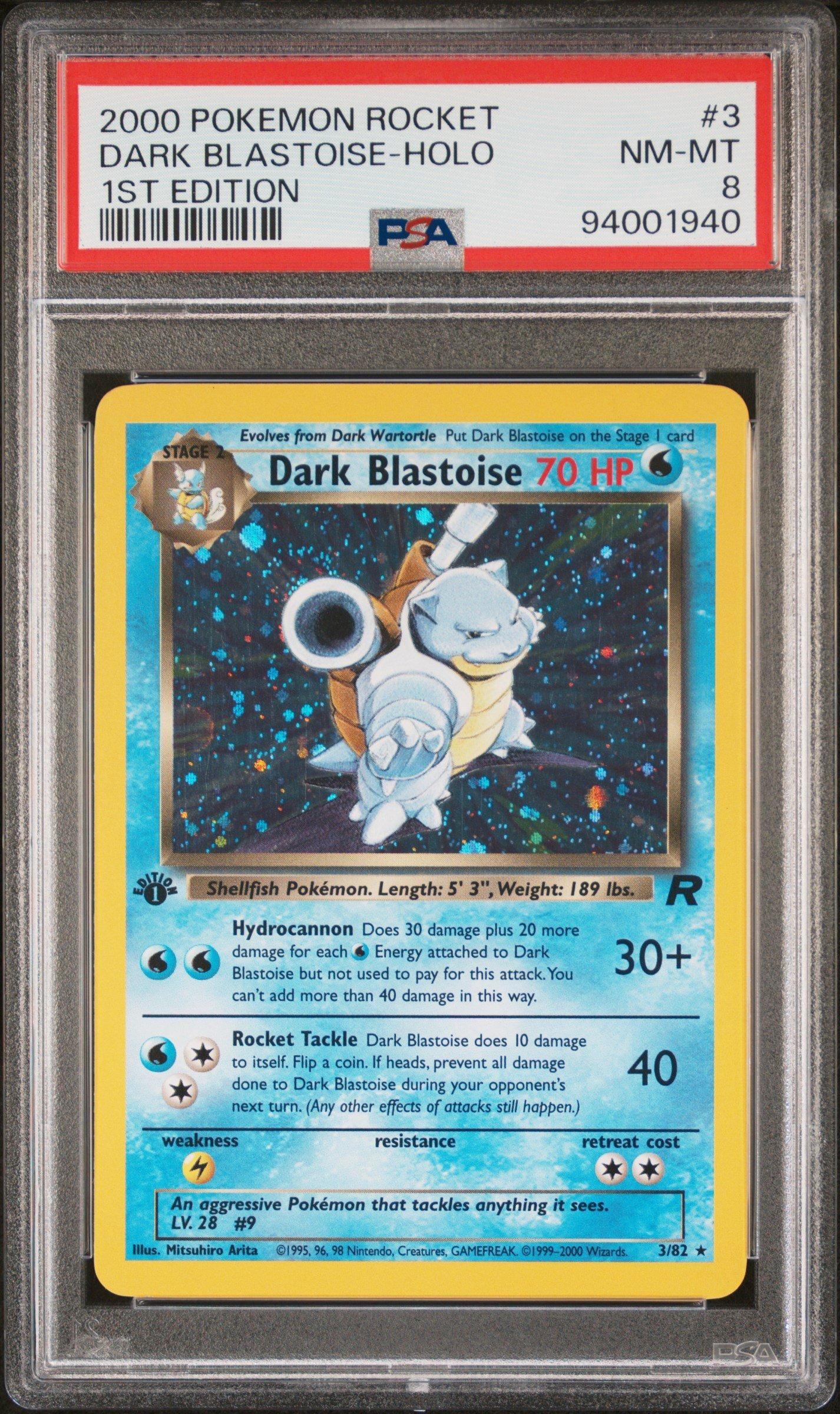 pokemon dark blastoise card Team Rocket (3) 10001319 You cant add more than 40 damage in this way blastoise first edition card Pokemon