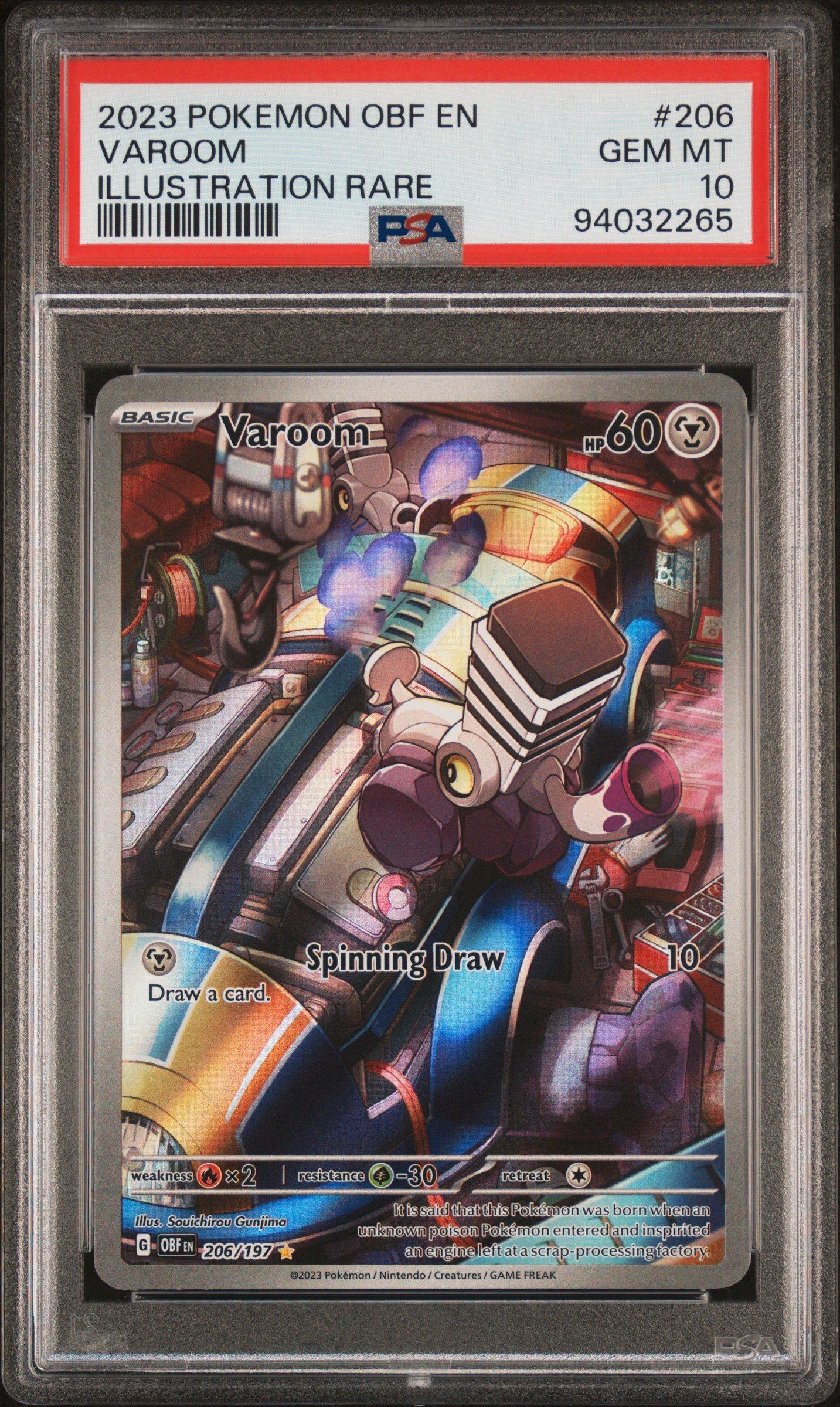 2023 Pokemon Obf En-obsidian Flames 206 Varoom Illustration Rare