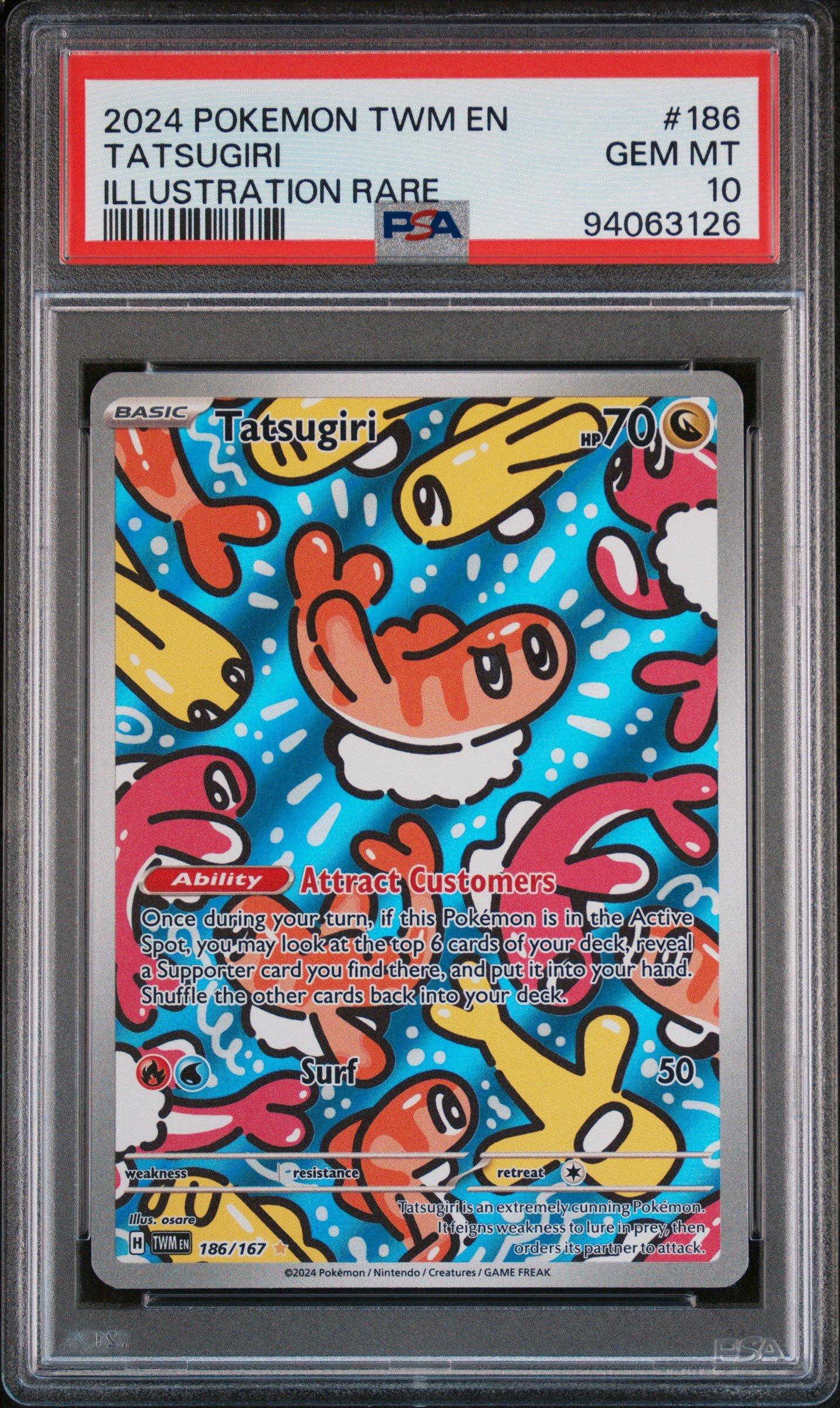 2024 Pokemon Twm En-twilight Masquerade 186 Tatsugiri Illustration